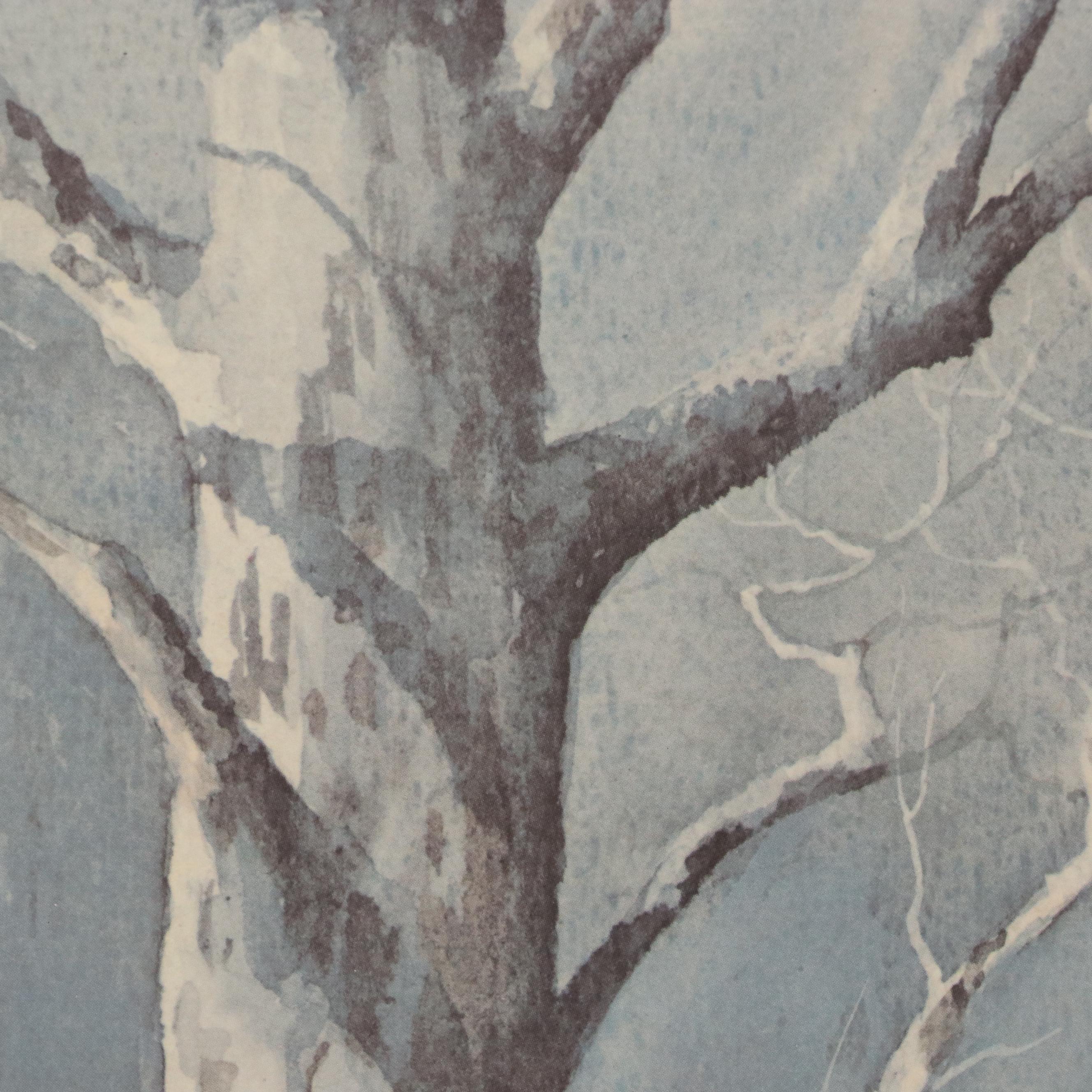 Richard Roflow Woodland Landscape Offset Lithographs, Circa 1973