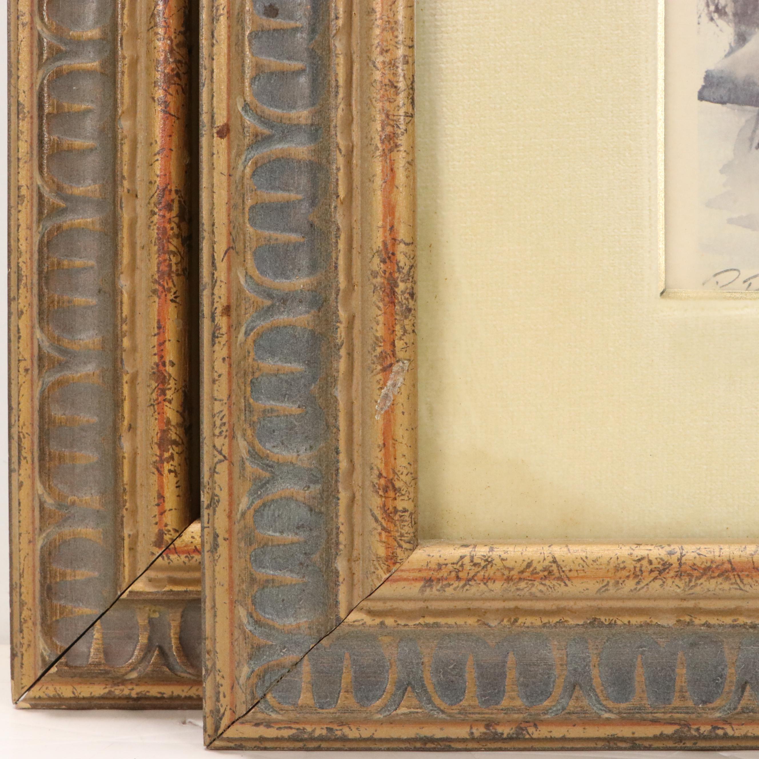 Richard Roflow Woodland Landscape Offset Lithographs, Circa 1973