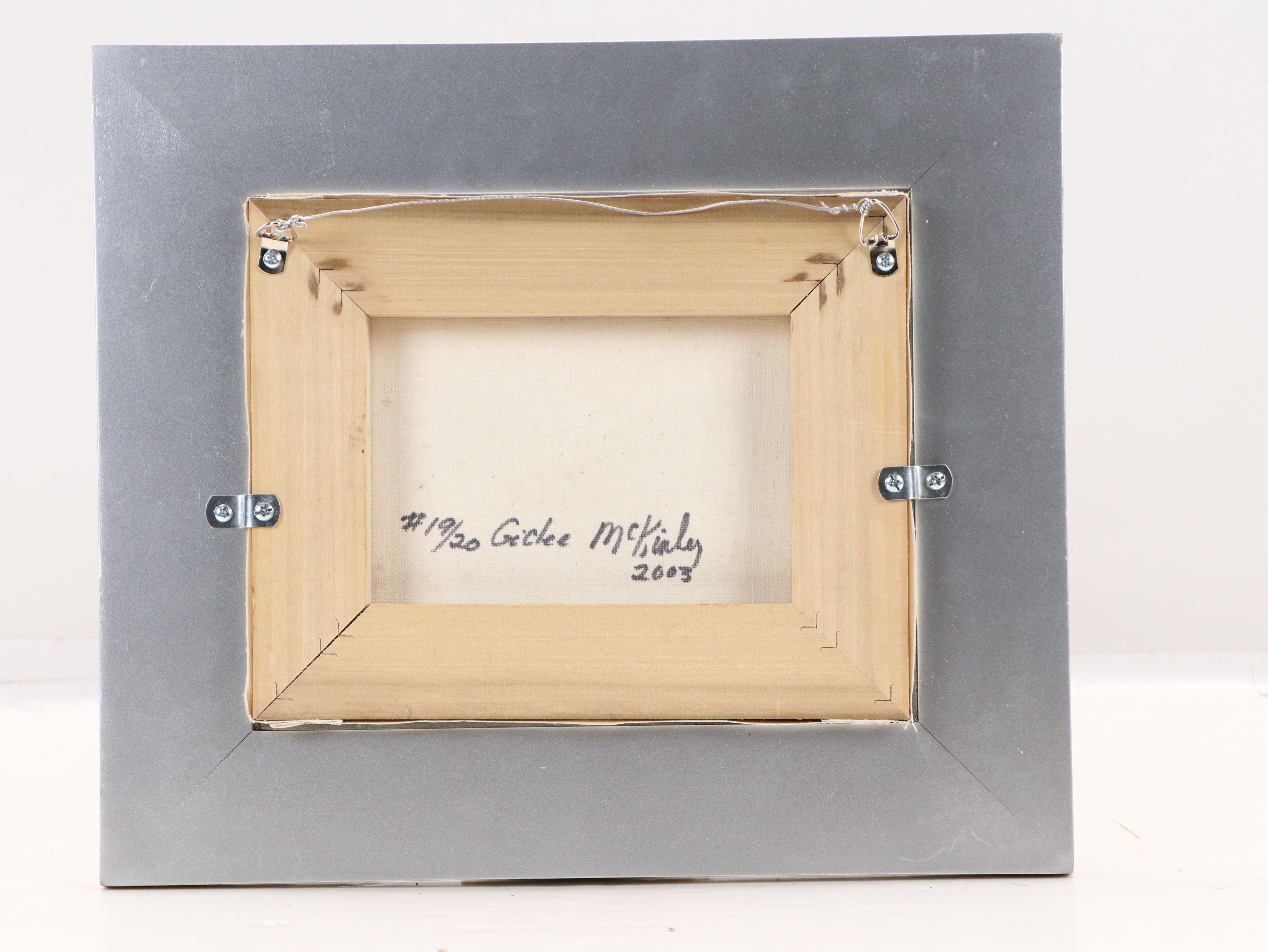 Debra McKinley Embellished Giclée of Longhaired Pointing Dog, 2003