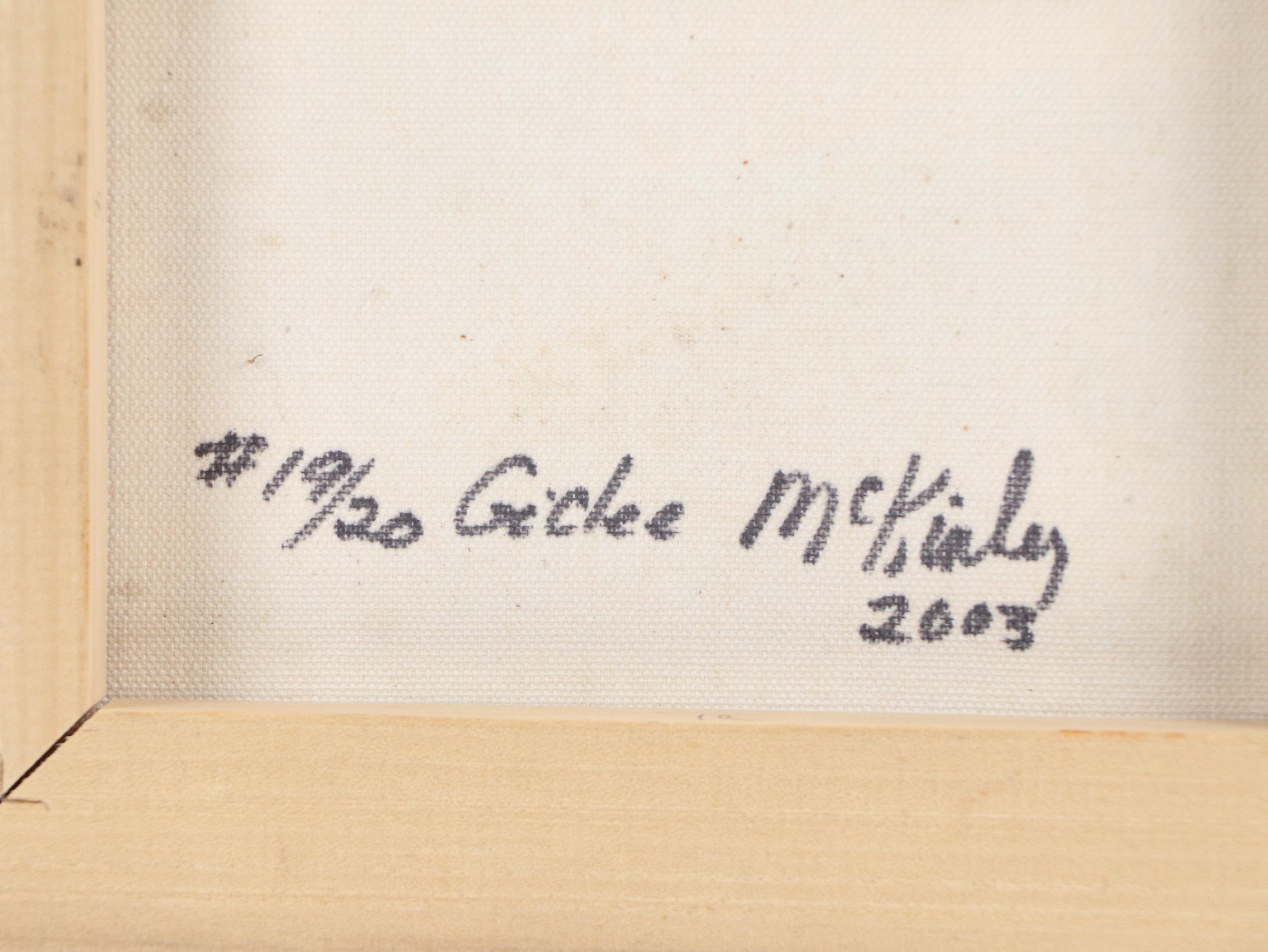 Debra McKinley Embellished Giclée of Longhaired Pointing Dog, 2003