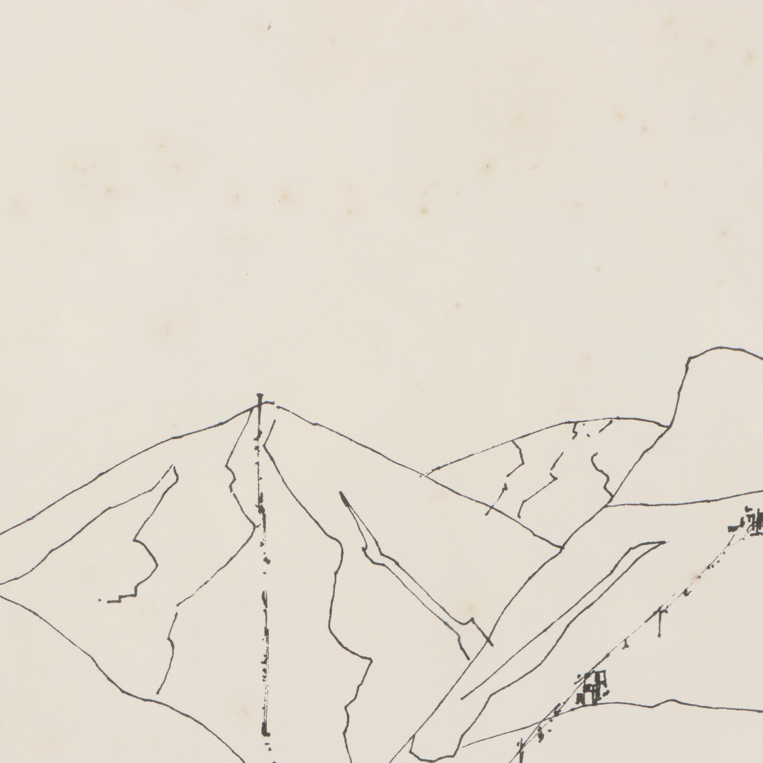 Aspen Ski Poster Designed by Jim Ford, Circa 1972