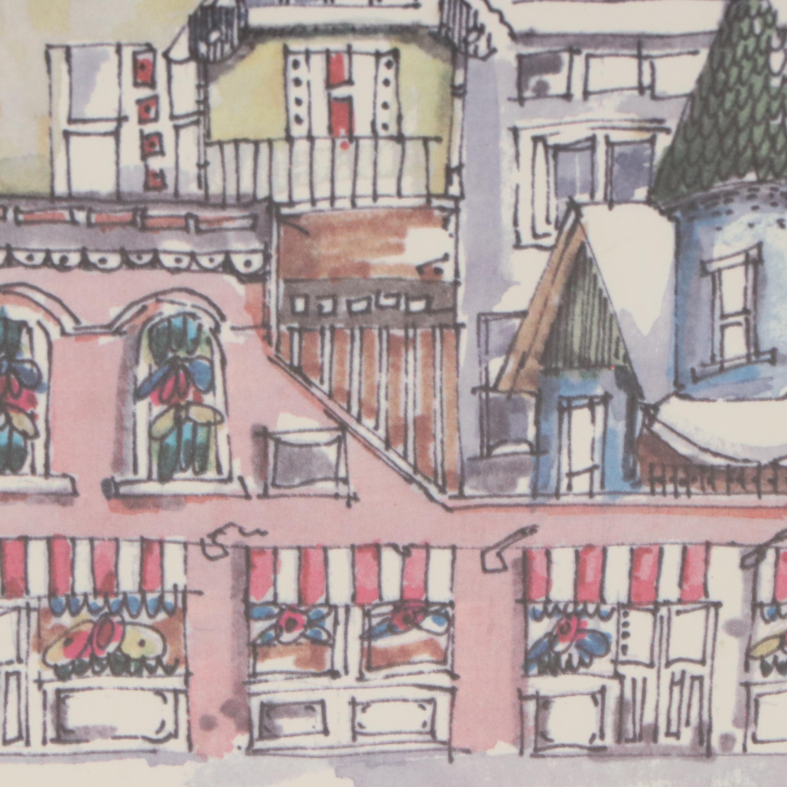 Aspen Ski Poster Designed by Jim Ford, Circa 1972