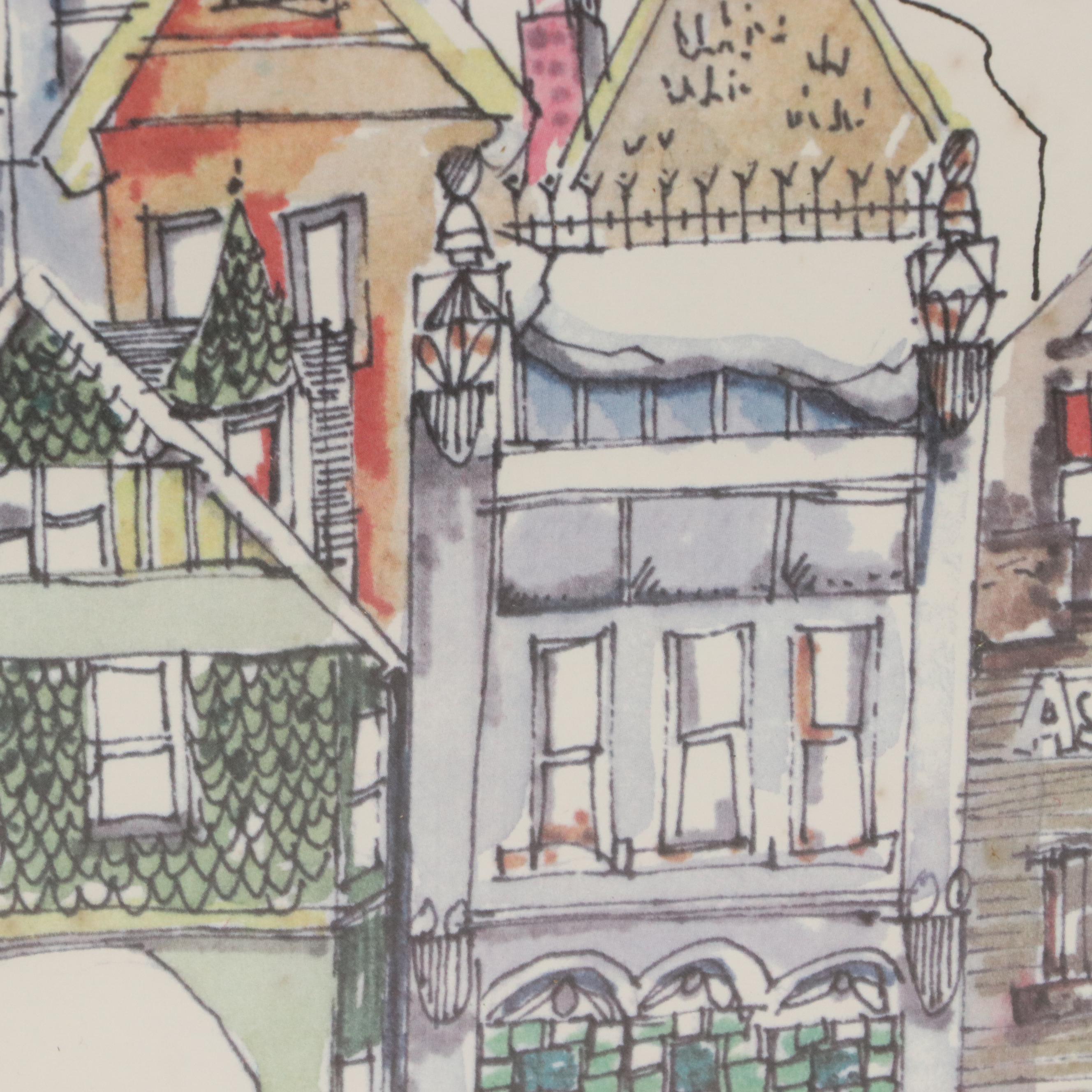 Aspen Ski Poster Designed by Jim Ford, Circa 1972