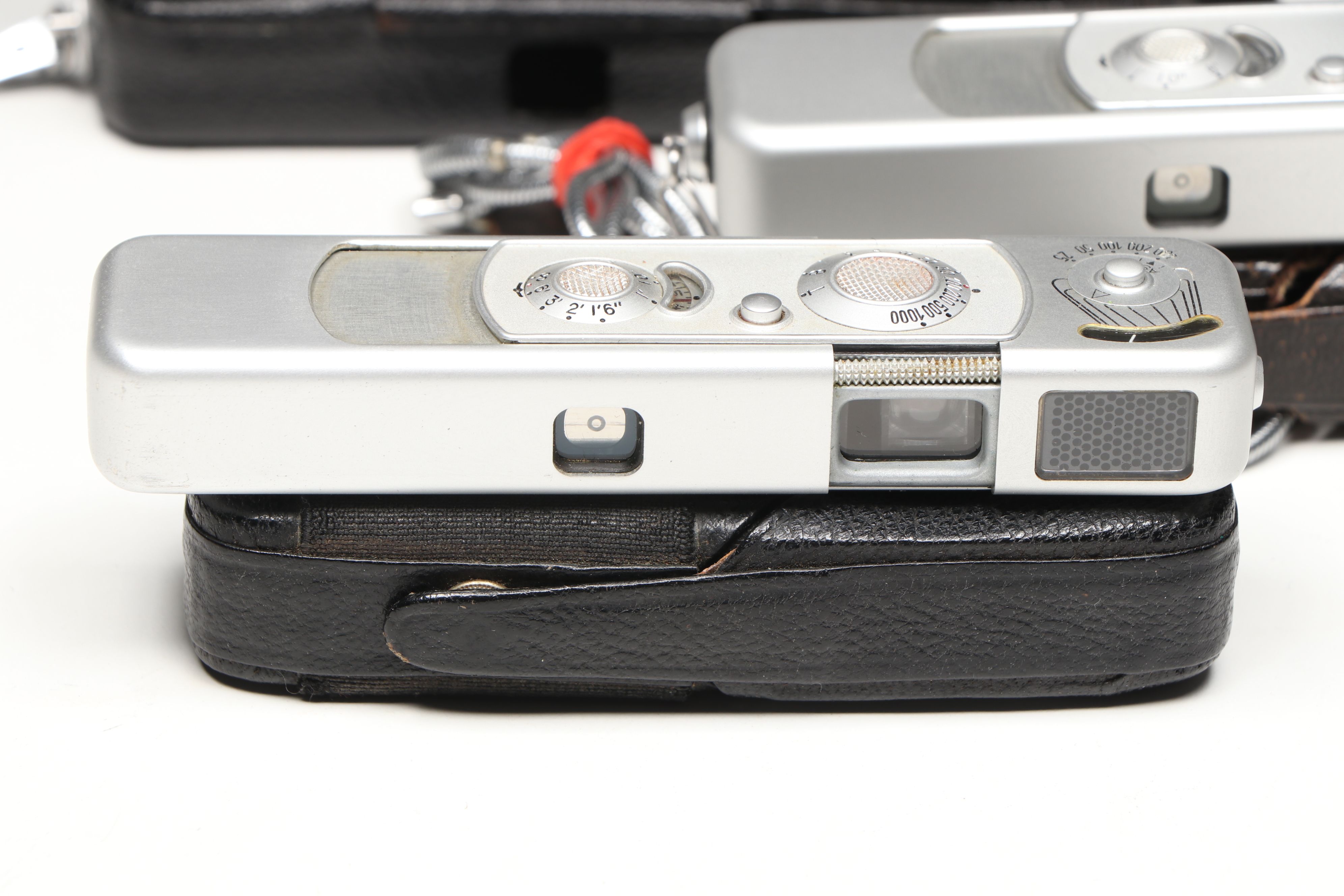 Minox Subminiature Cameras with Leather Cases