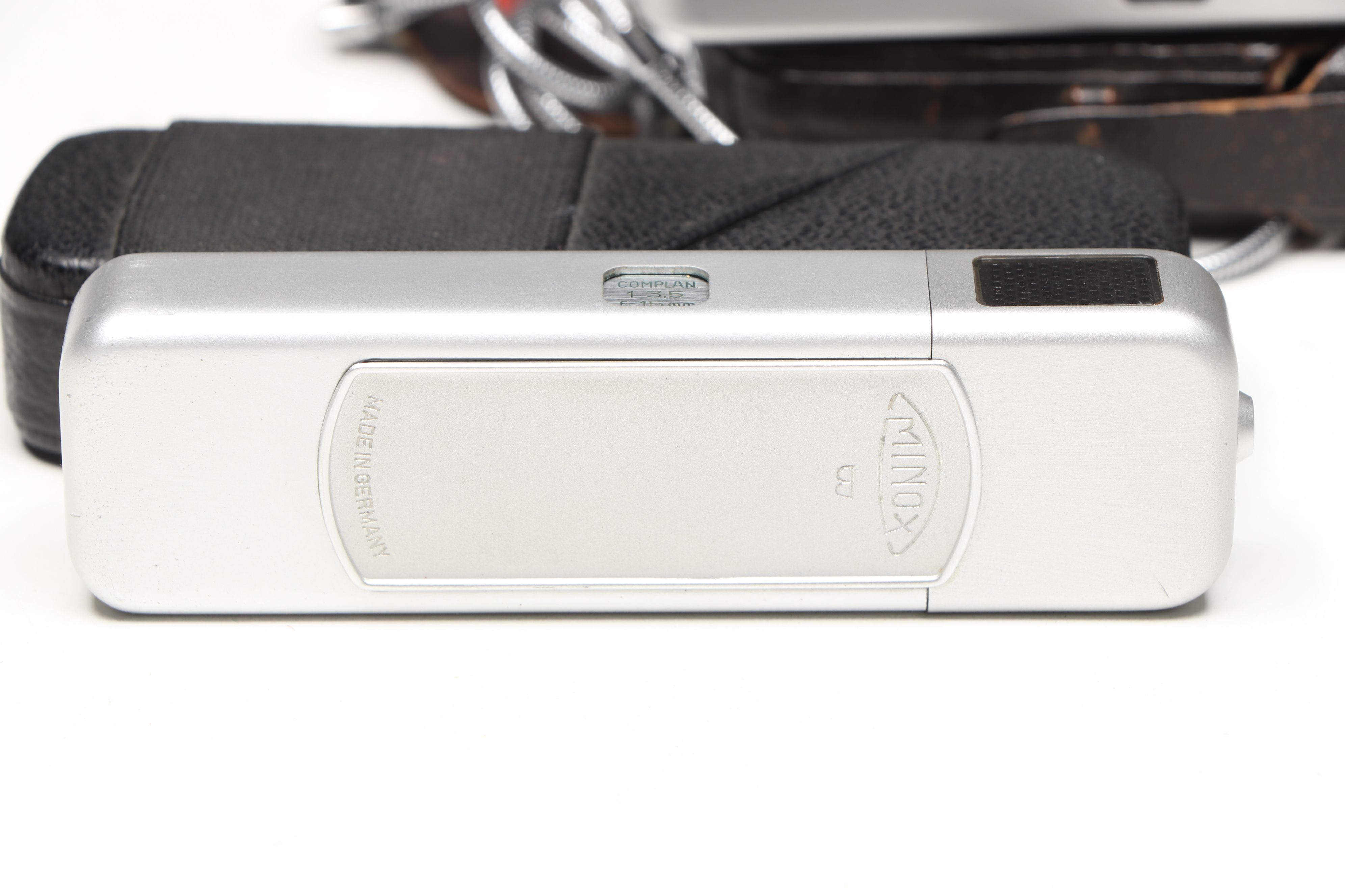 Minox Subminiature Cameras with Leather Cases