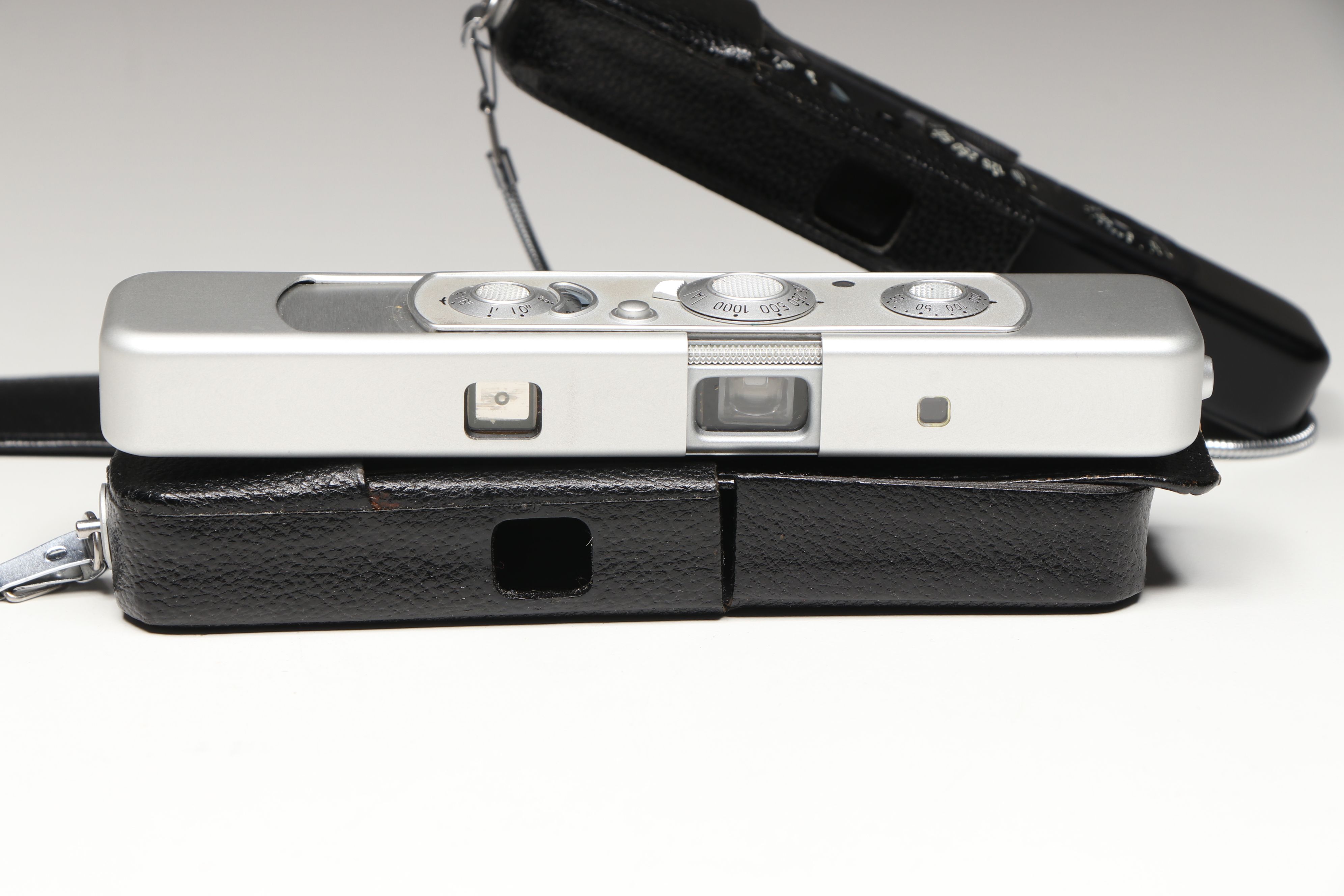 Minox Subminiature Cameras with Leather Cases