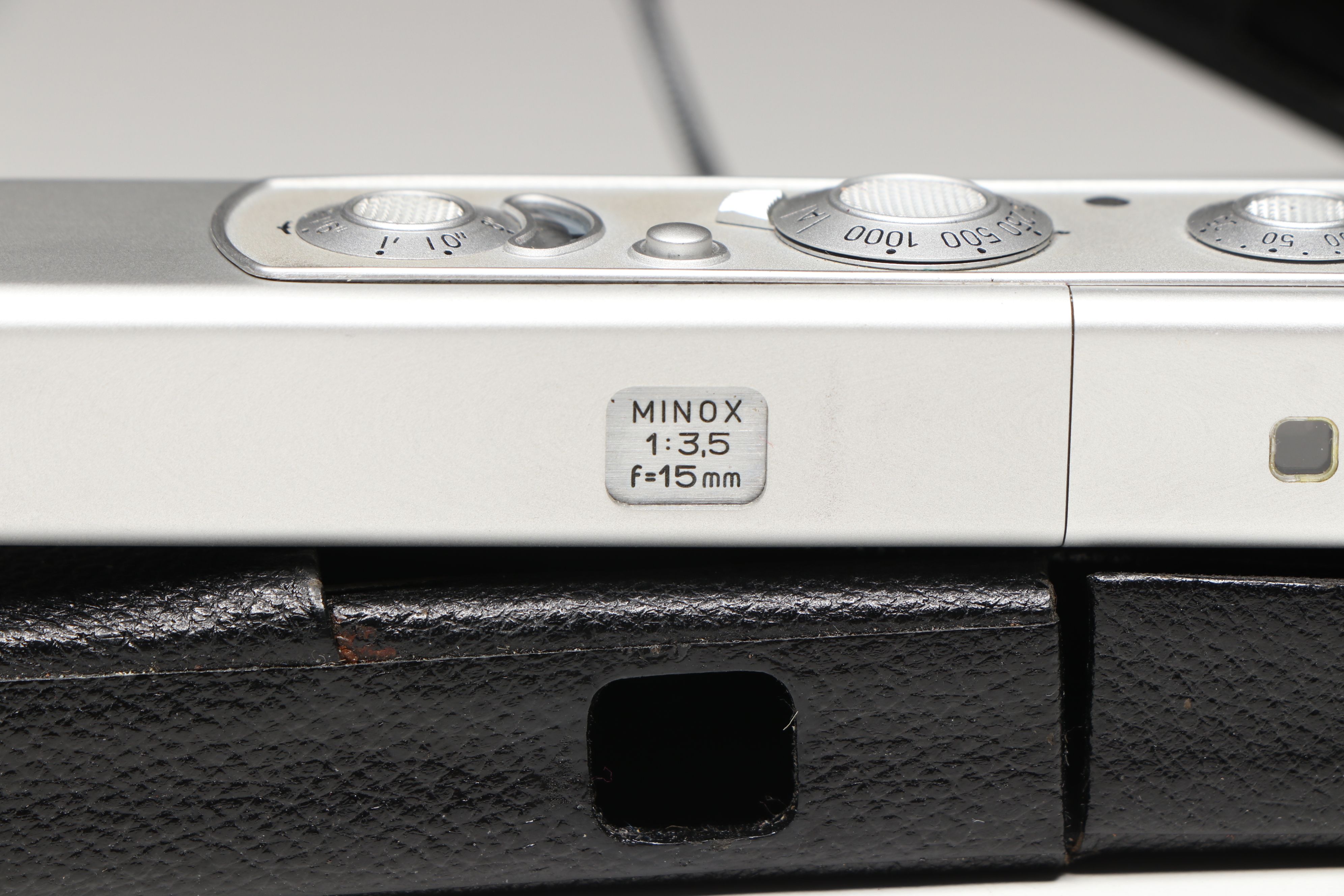 Minox Subminiature Cameras with Leather Cases