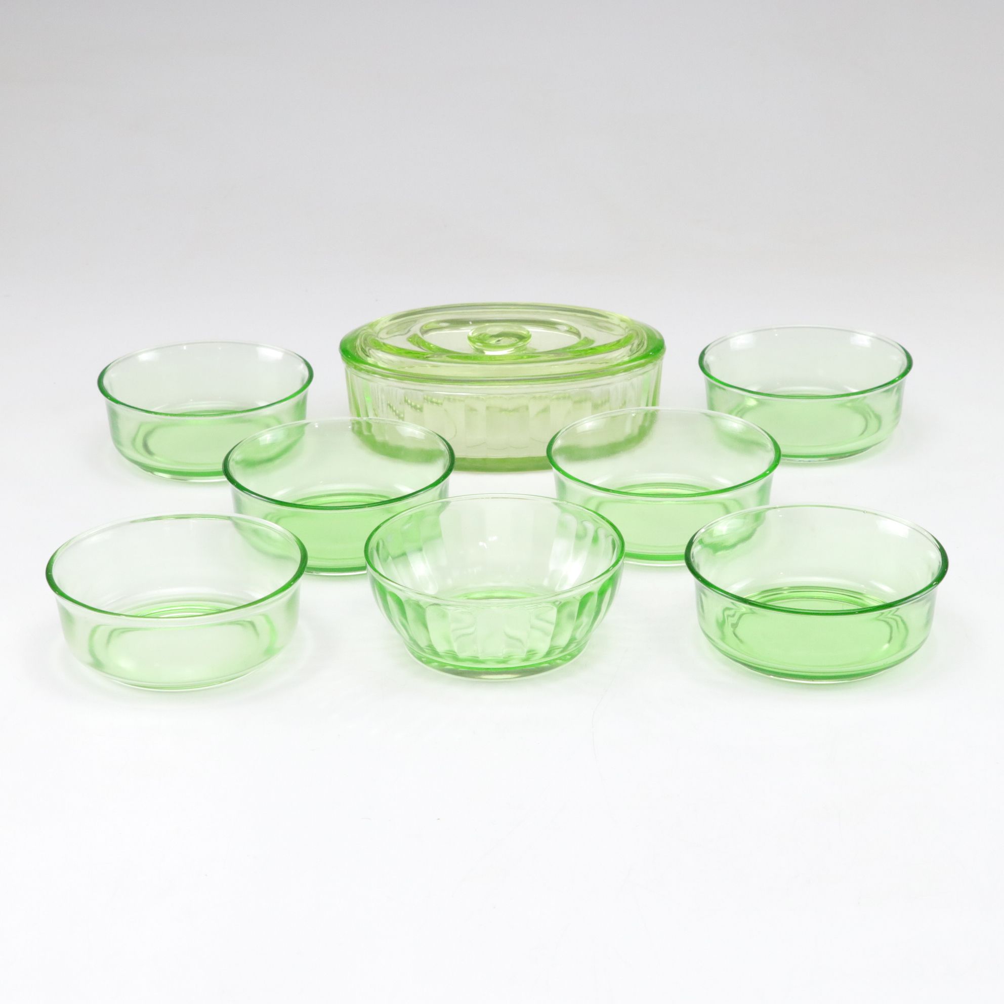 Uranium Lidded Refrigerator Dish & Bowls