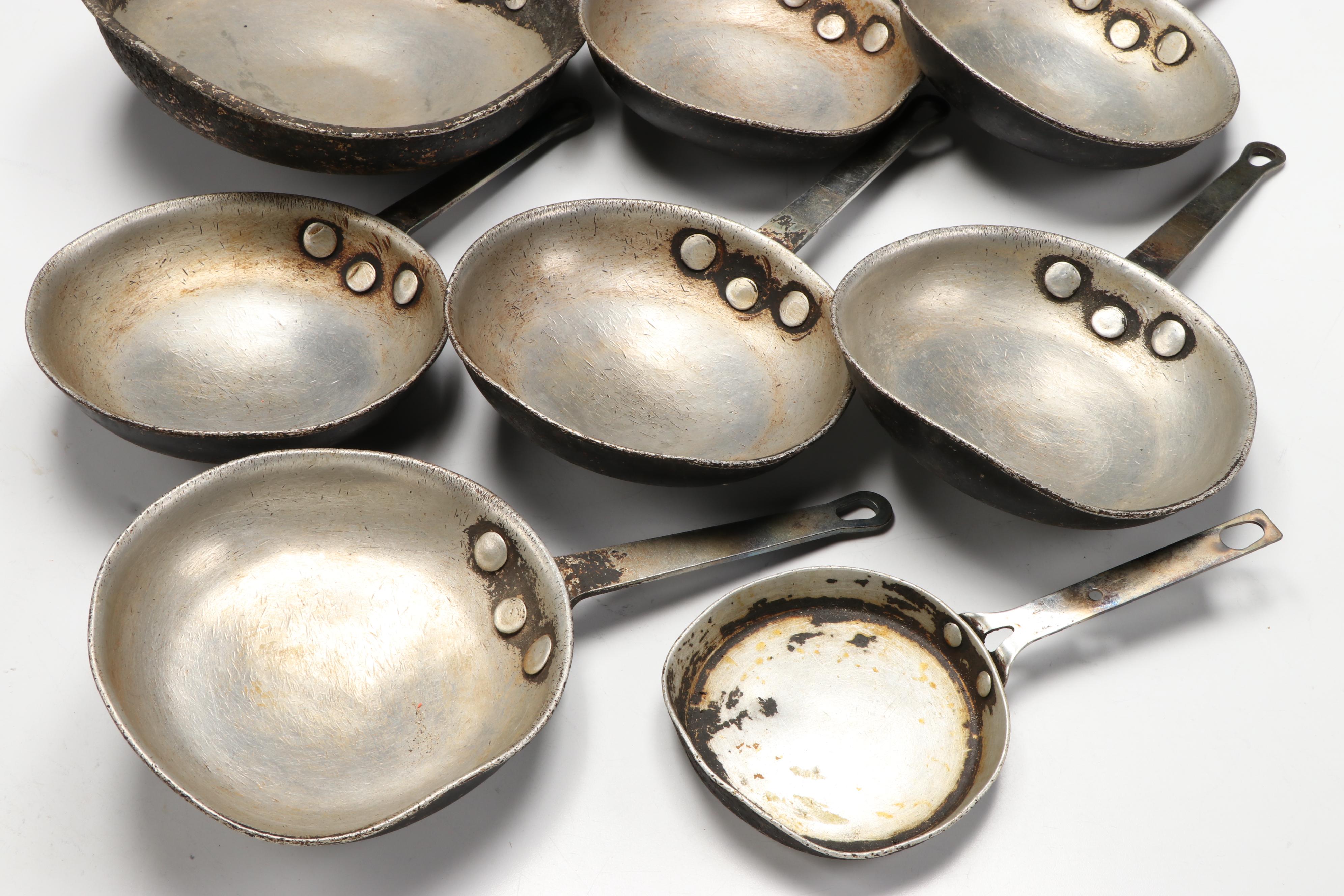 Commercial Grade Stainless Steel Saucepans and Frying Pans