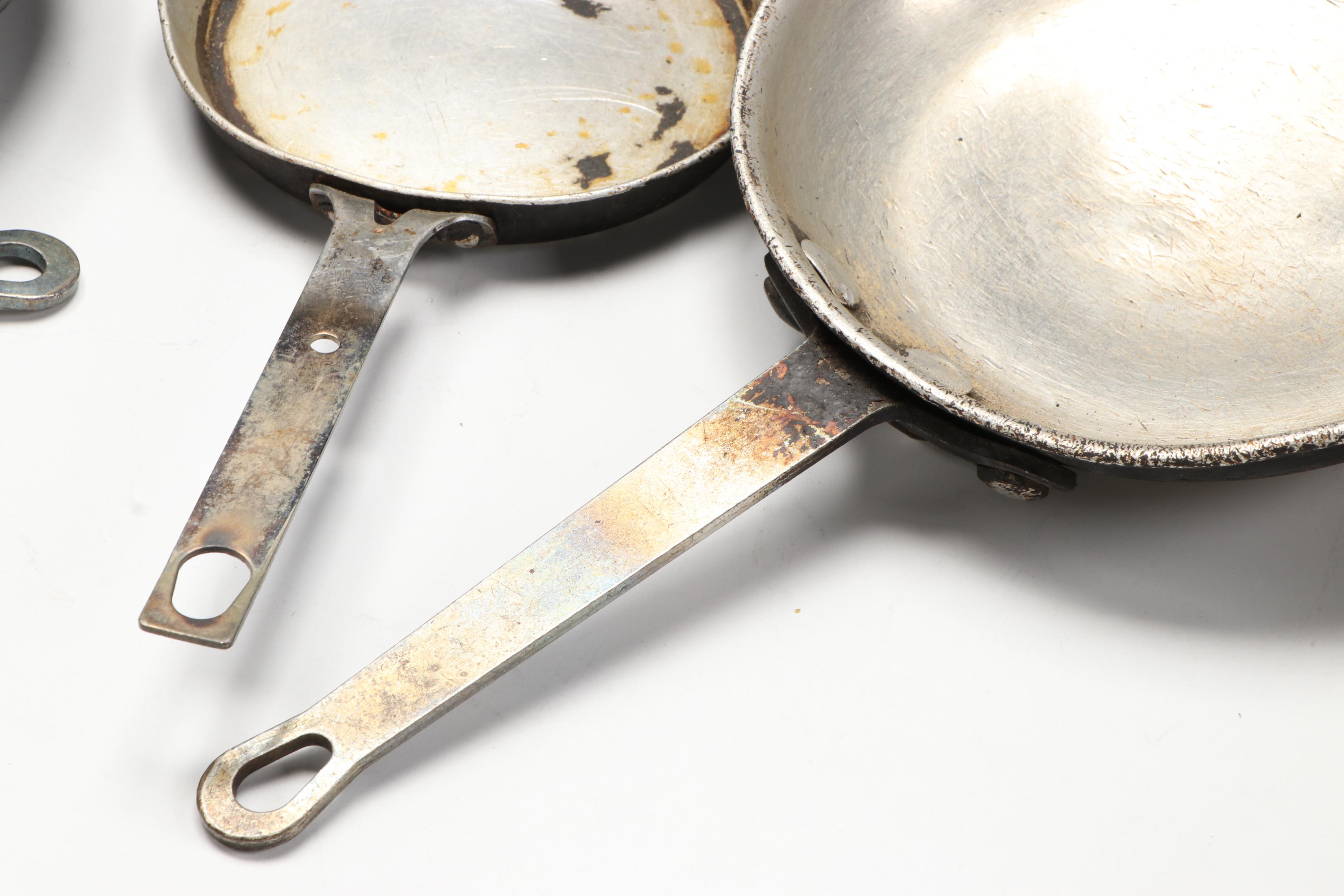 Commercial Grade Stainless Steel Saucepans and Frying Pans