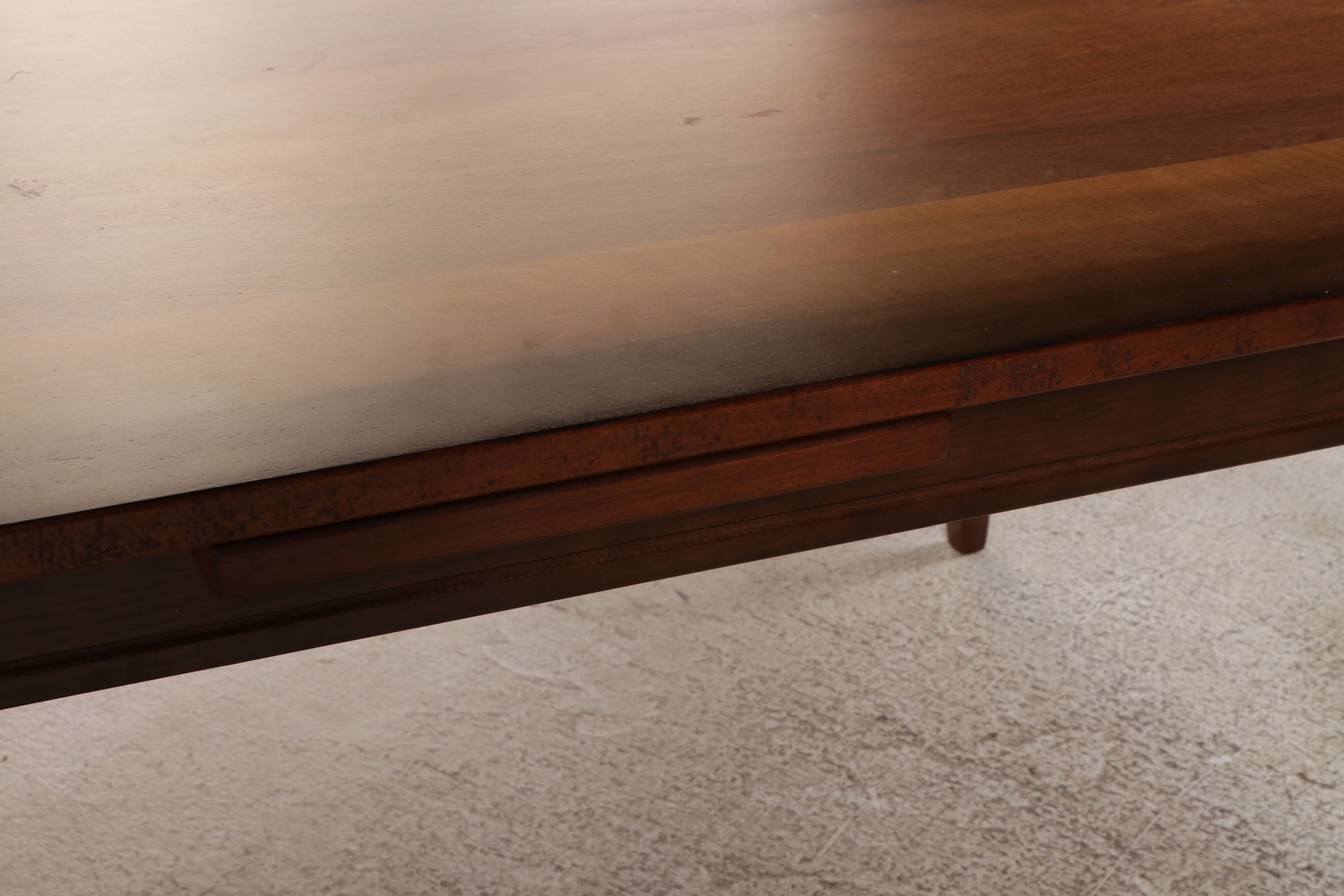 French Provincial Style Acacia Draw-Leaf Dining Table