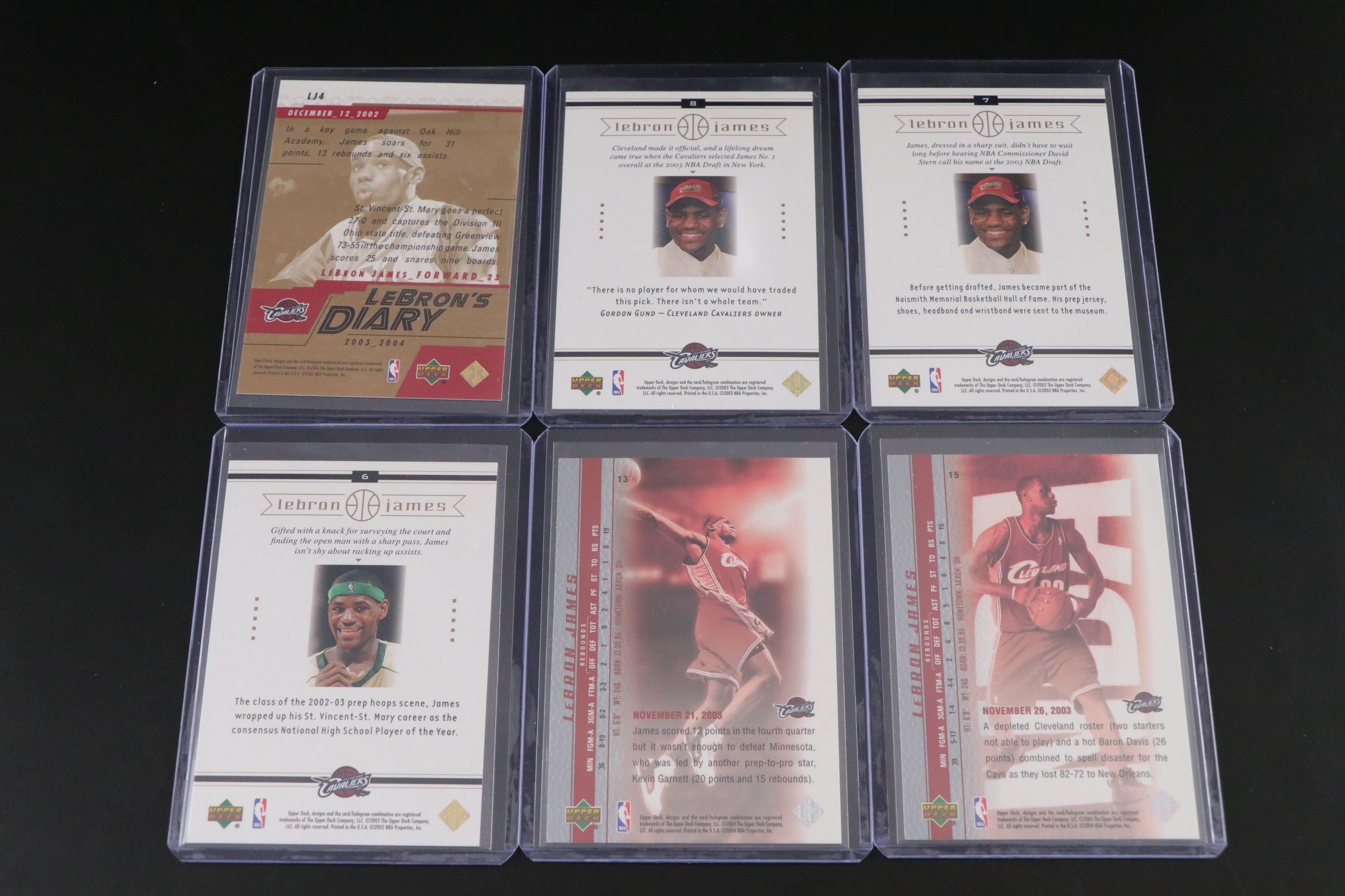 LeBron James NBA Trading Card Collection, 2003–2022