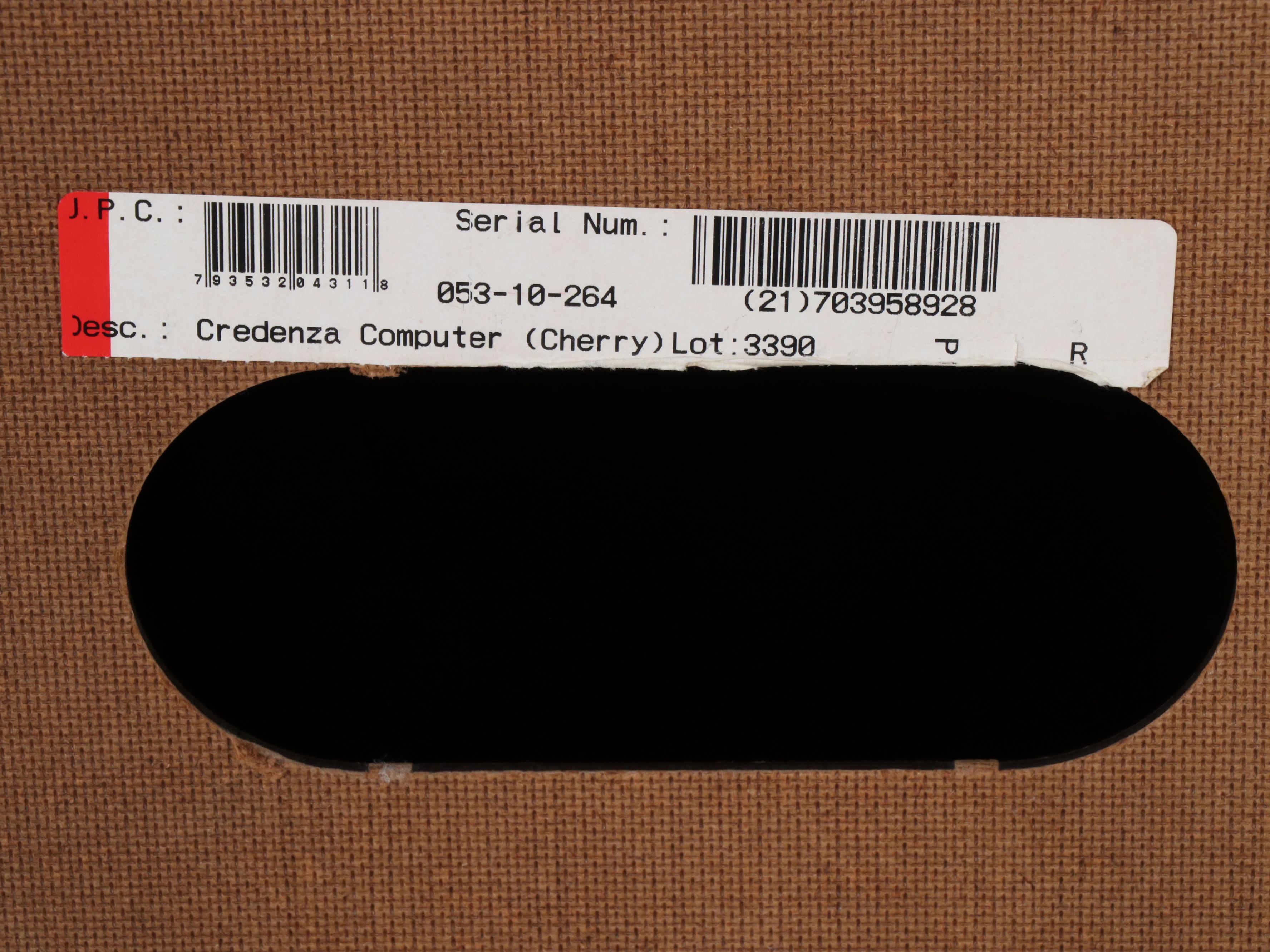 Hooker Furniture Mahogany Desk with Upper Bookcase and Office Chair