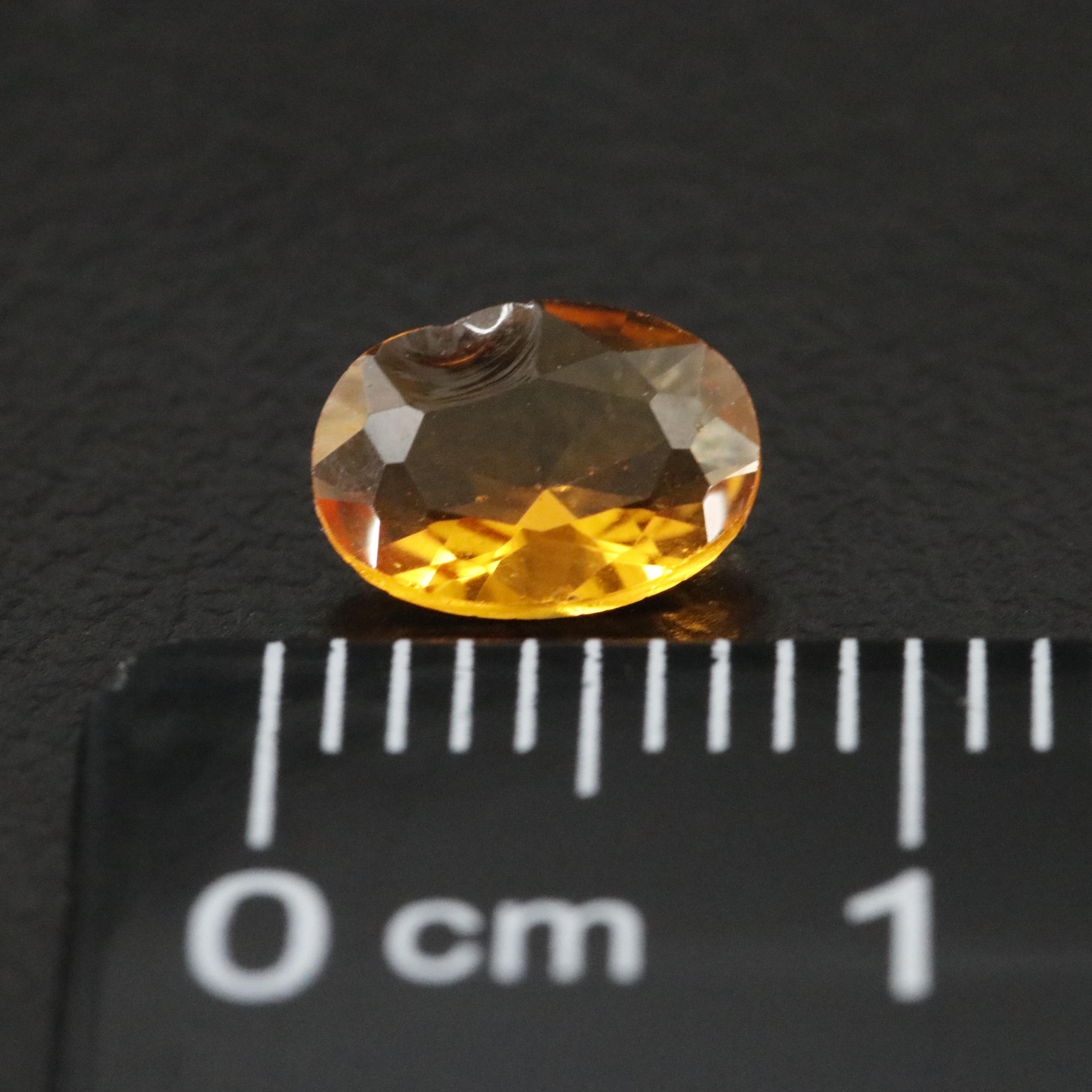 Loose 0.56 CT Glass