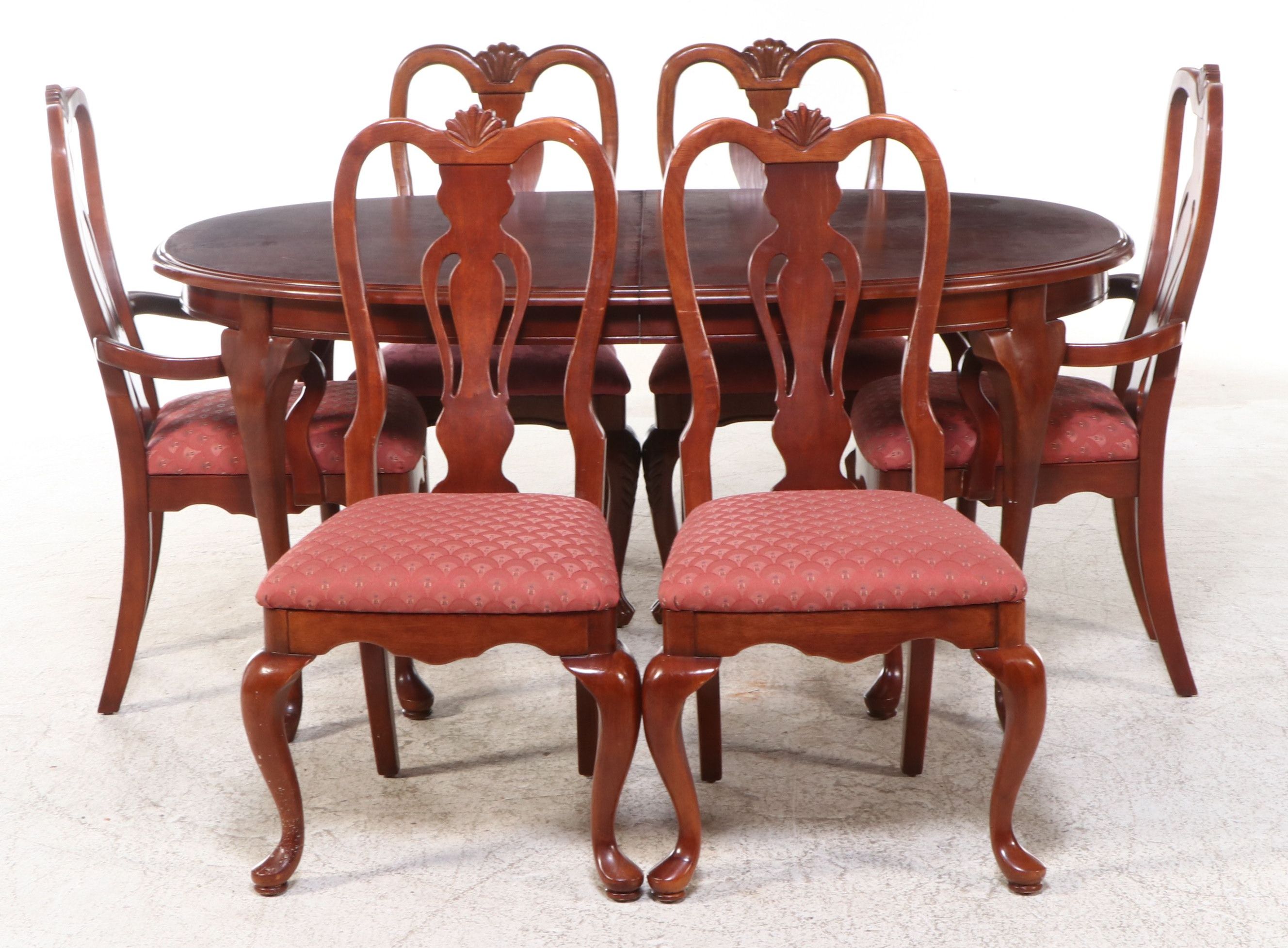 Queen Anne Style Birch Dining Set