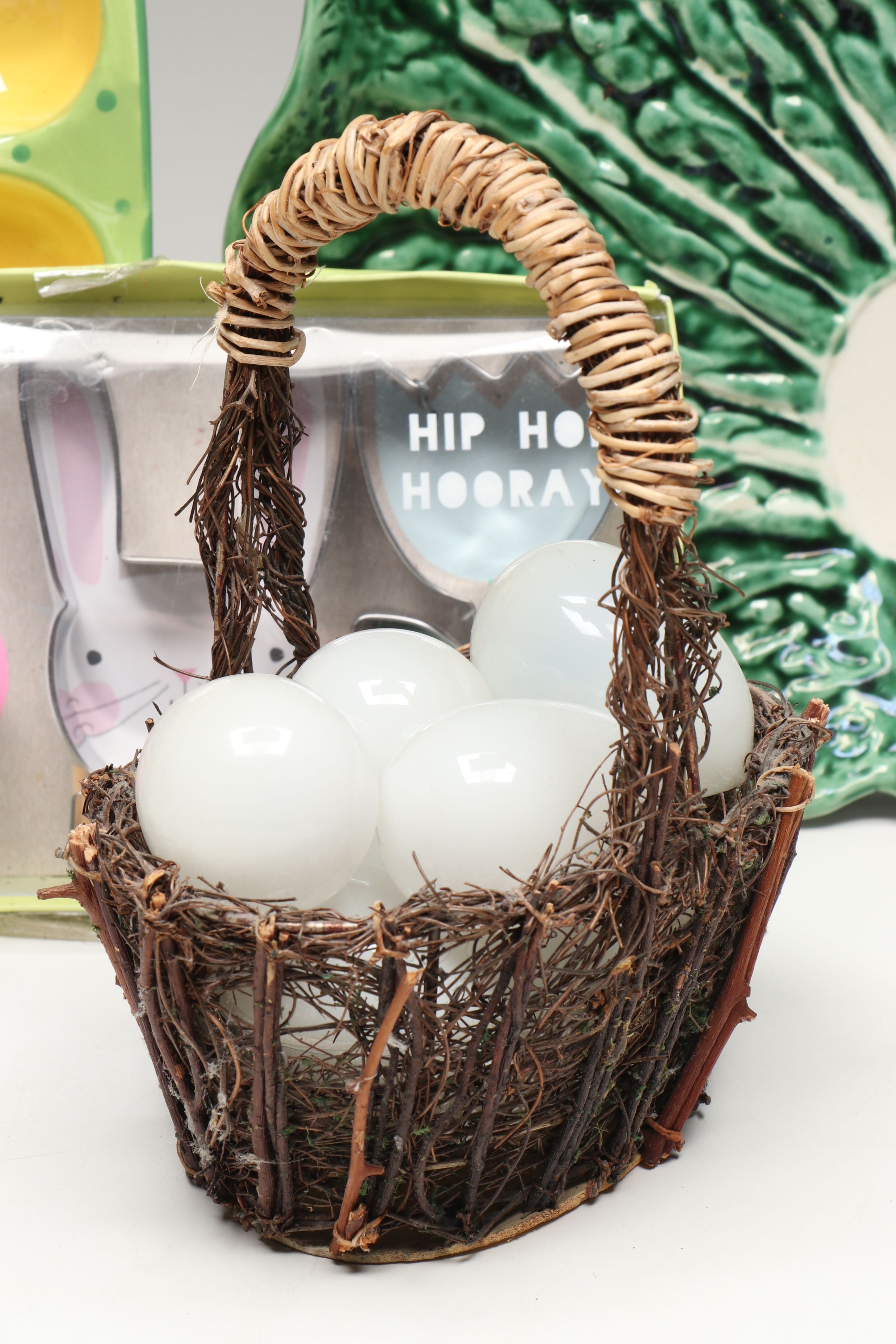 Williams-Sonoma Glass Bunny Candle Holders and More Easter Tableware