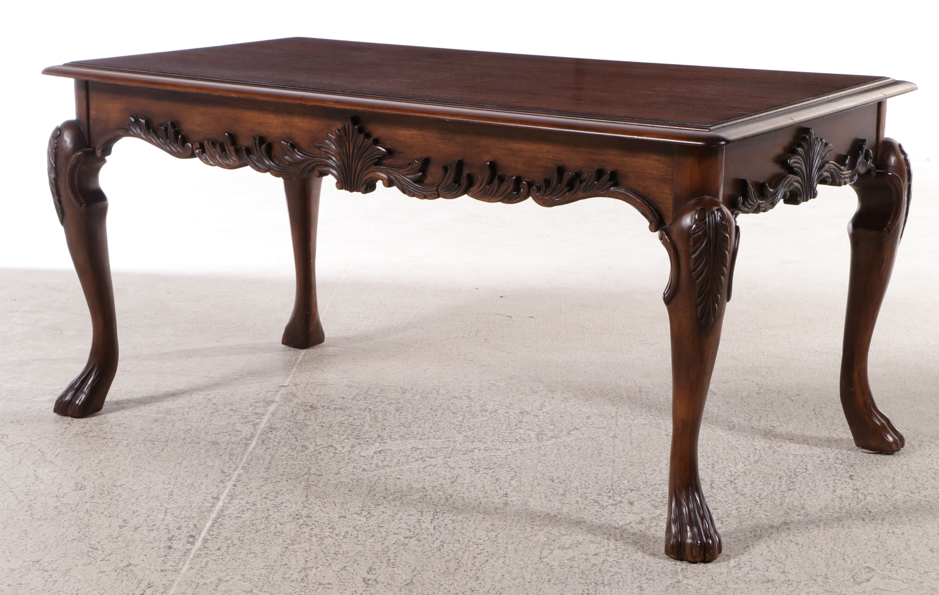 Hooker Furniture Chippendale Style Mahogany Writing Table