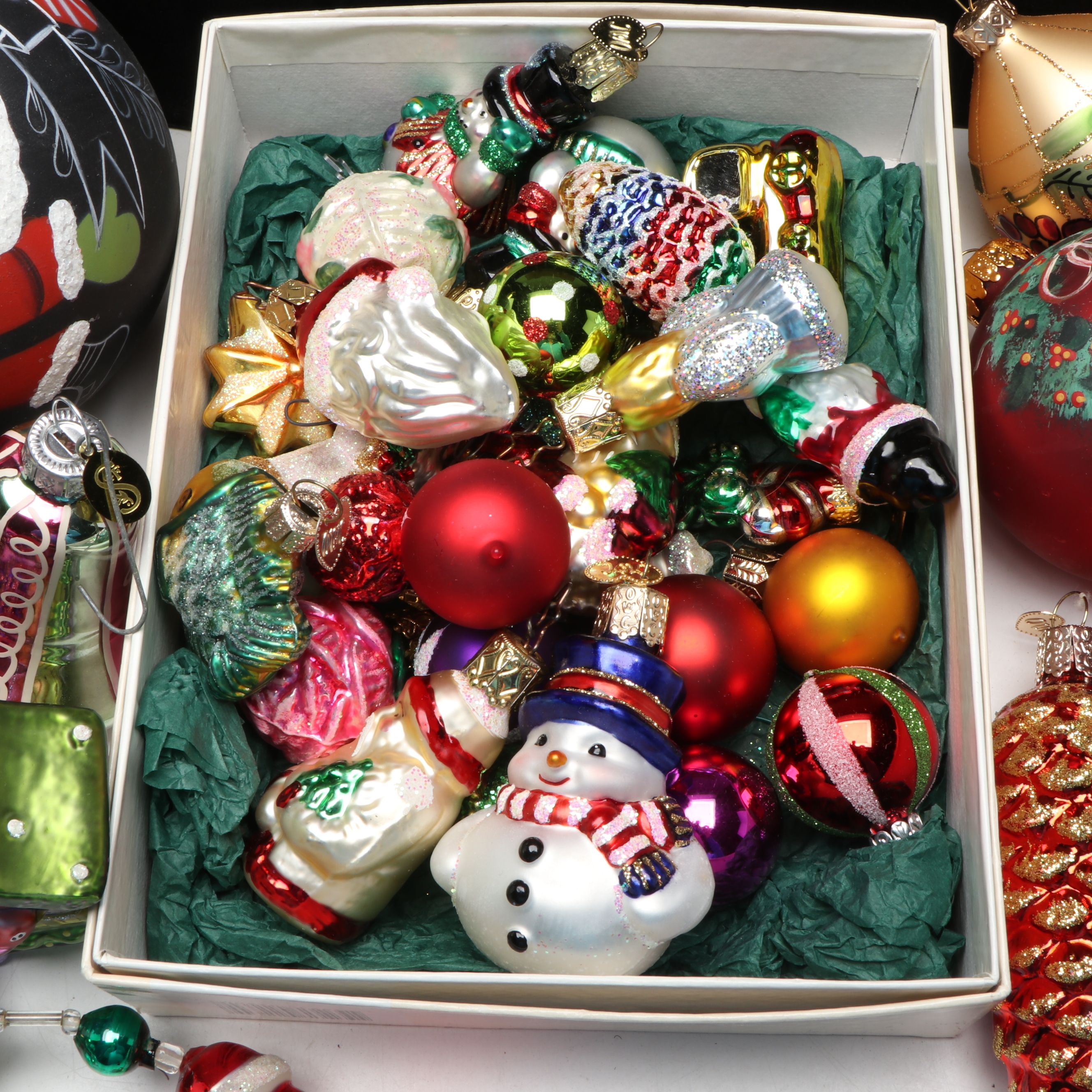 Thomas Pacconi and Seasons of Cannon Falls Ornaments with Other Decorations