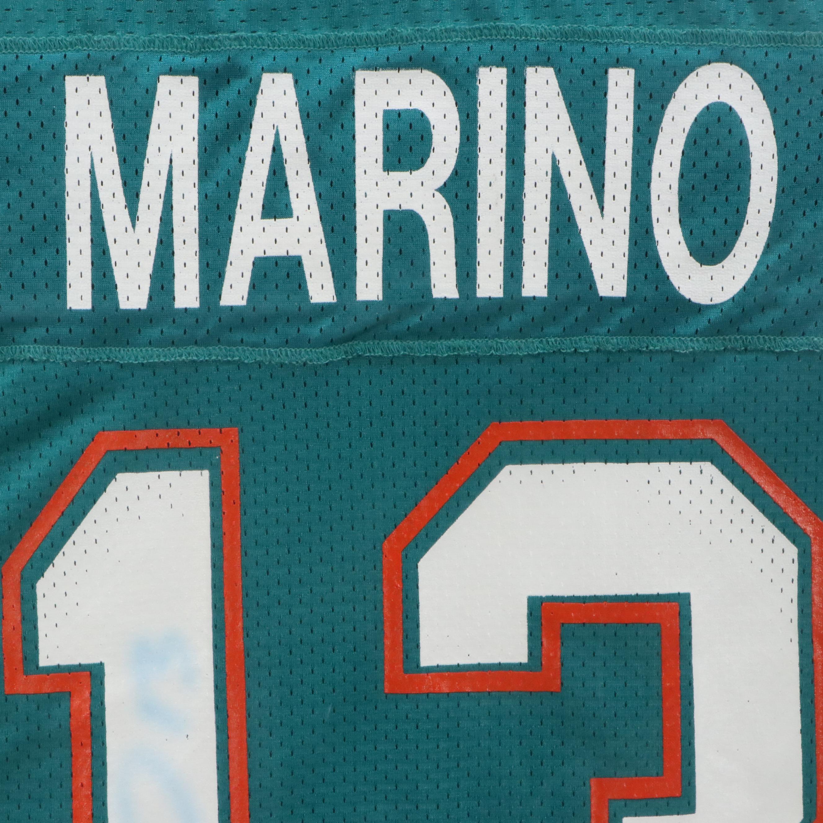 Dan Marino Signed Miami Dolphins Football Jersey with Display