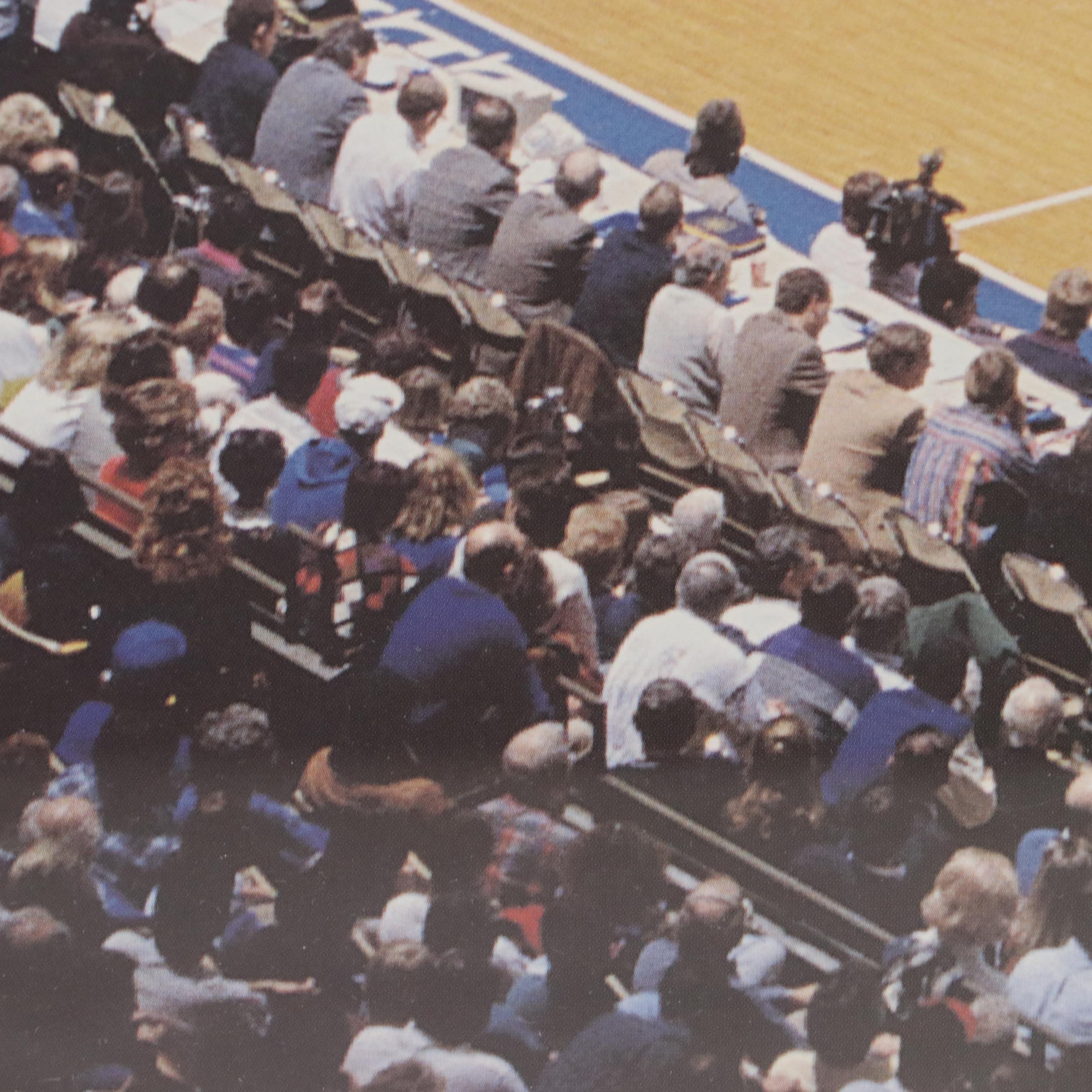 Mark Pope, Tony Delk, and Walter McCarty Signed University of Kentucky Poster