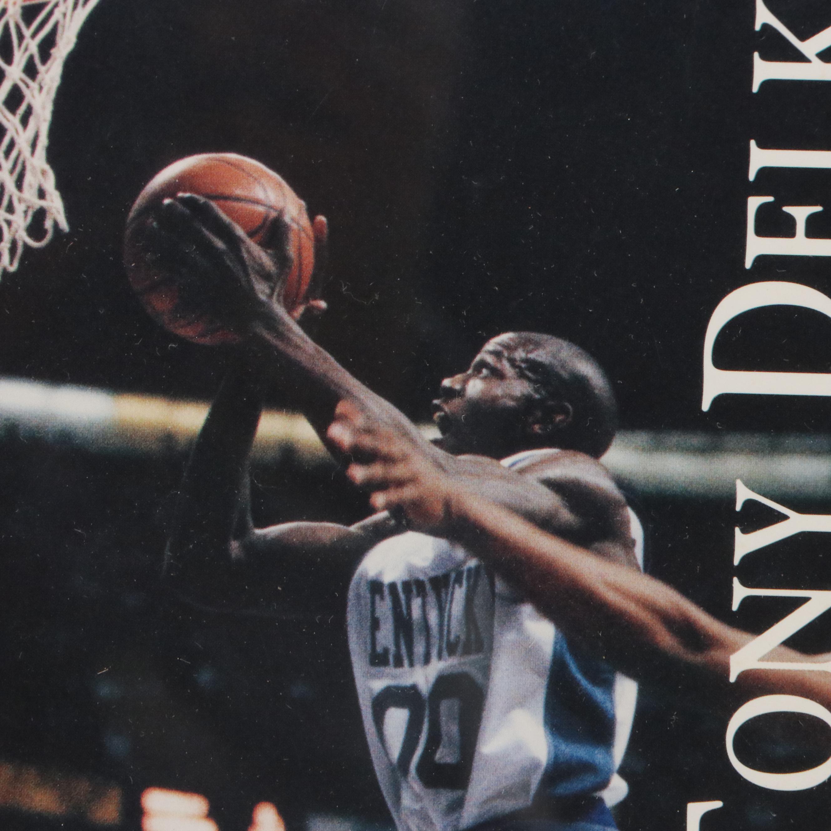 Mark Pope, Tony Delk, and Walter McCarty Signed University of Kentucky Poster