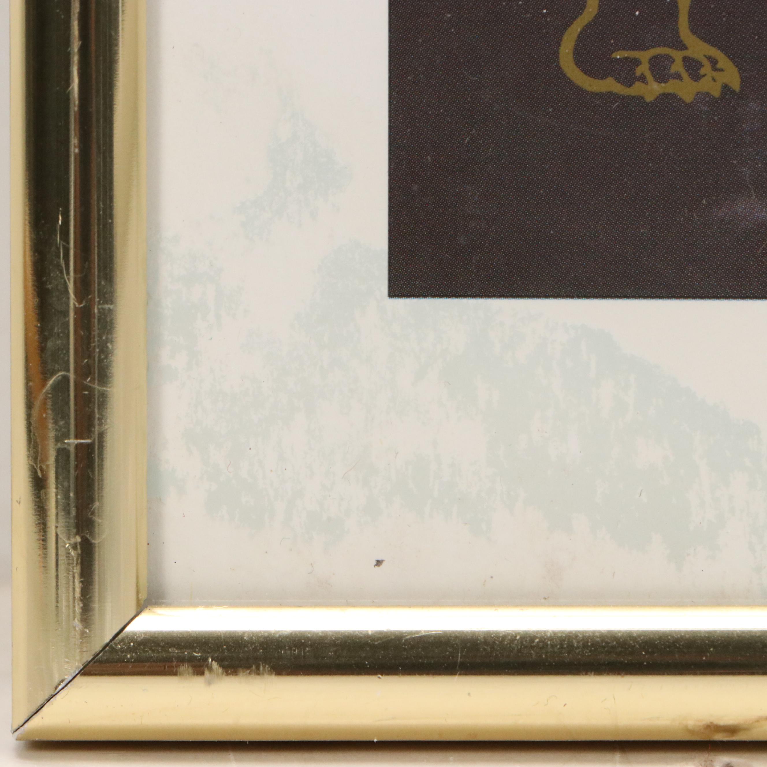 Mark Pope, Tony Delk, and Walter McCarty Signed University of Kentucky Poster