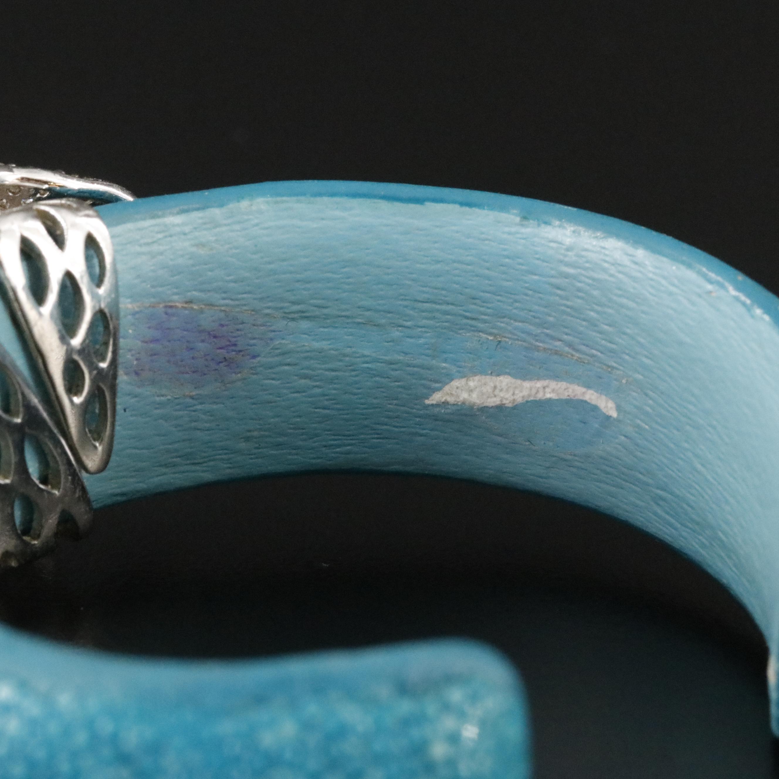 Sterling CZ Frog Cuff Bracelet