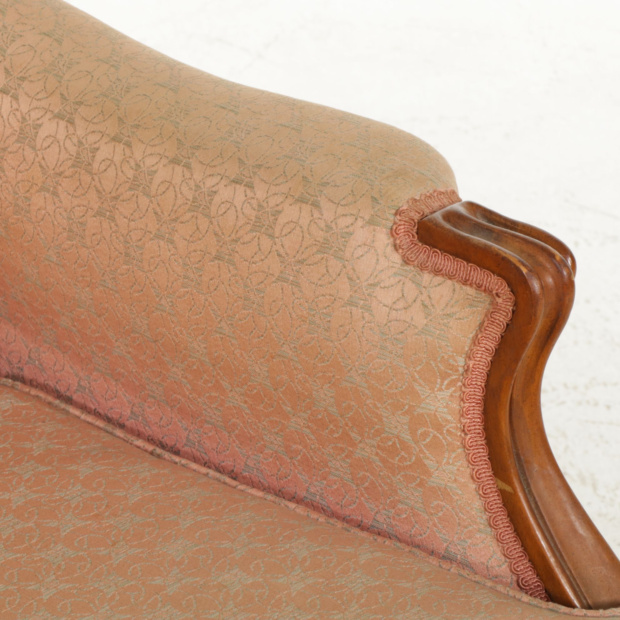 French Provincial Upholstered Side Chair, Late 20th Century