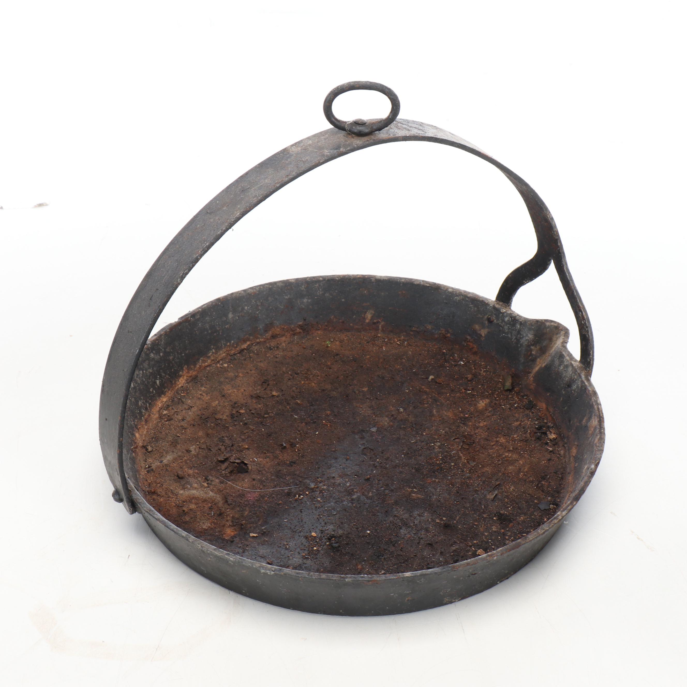 Scrolled Iron Kitchen Ceiling Fixture