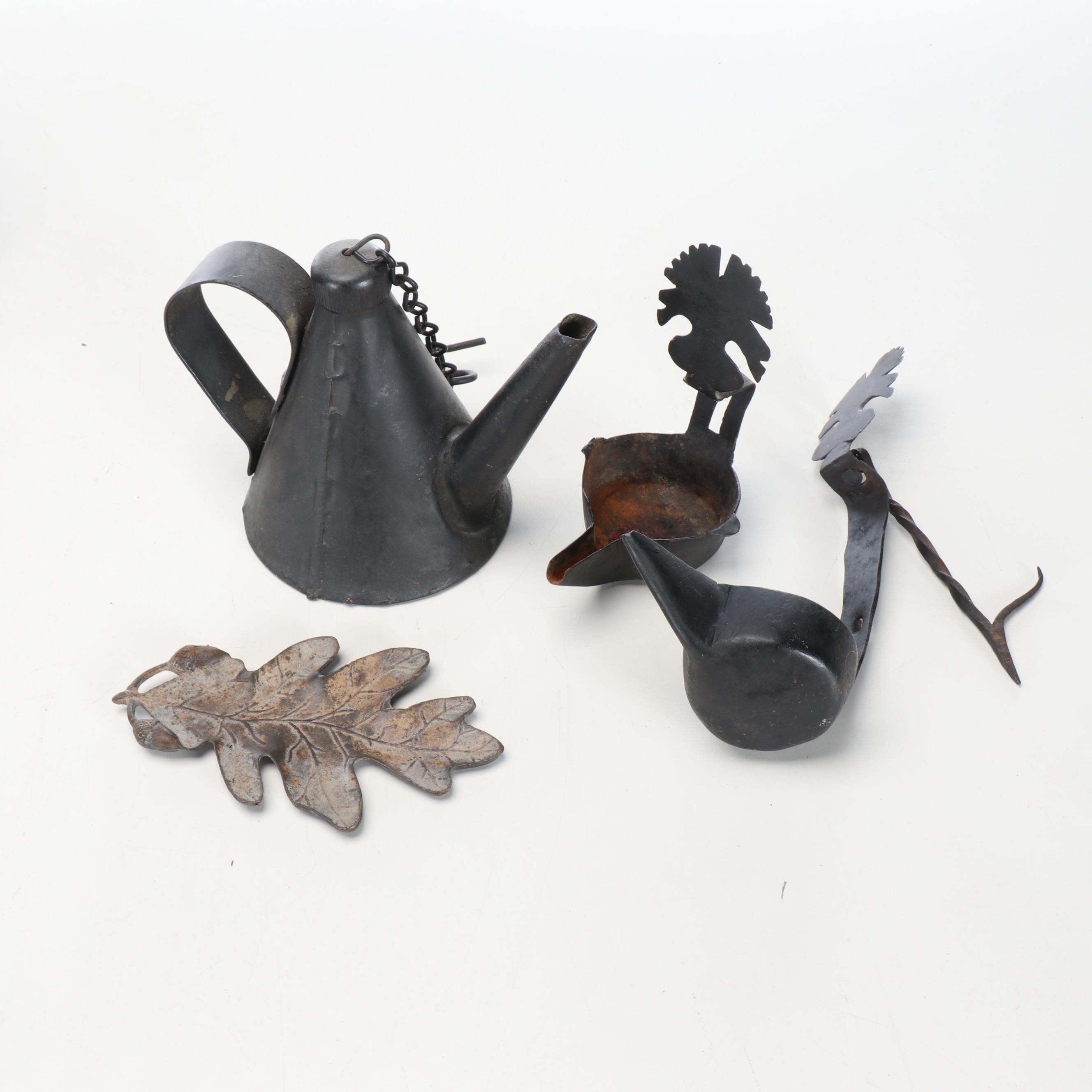 Scrolled Iron Kitchen Ceiling Fixture