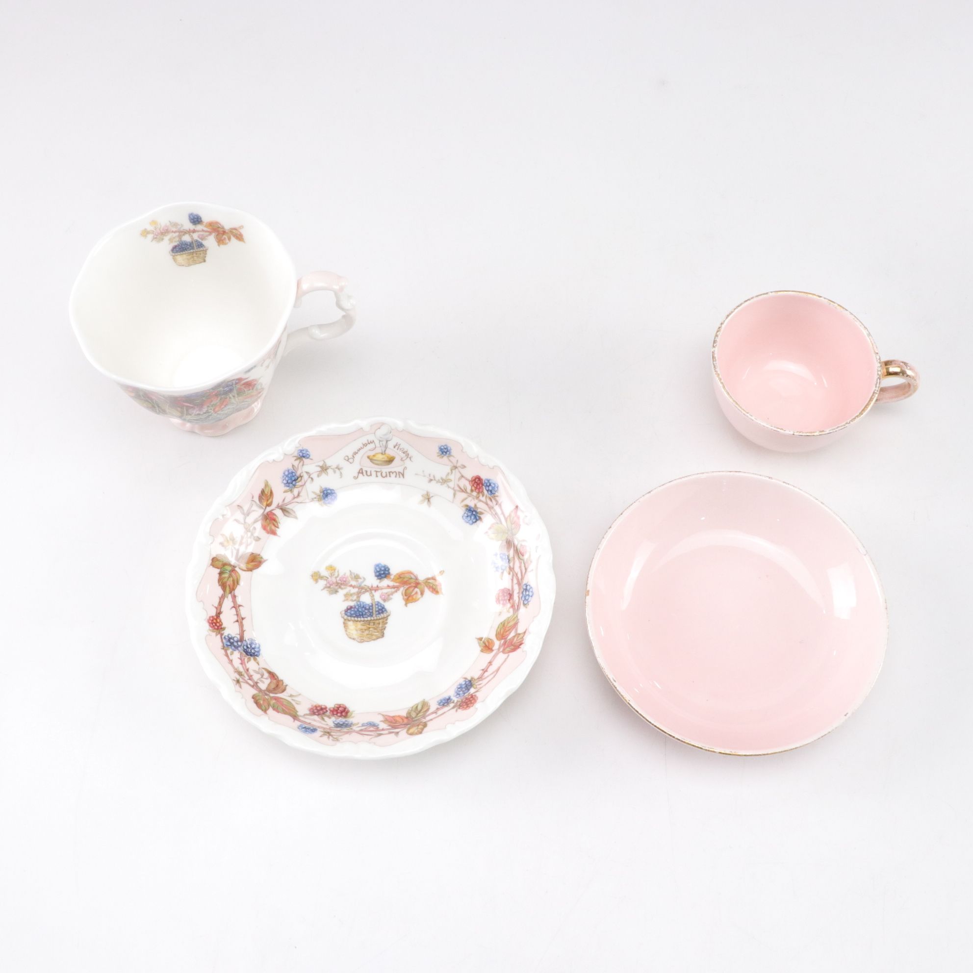 Teacups, Demitasse Cups, Saucers & Other Porcelain Tableware