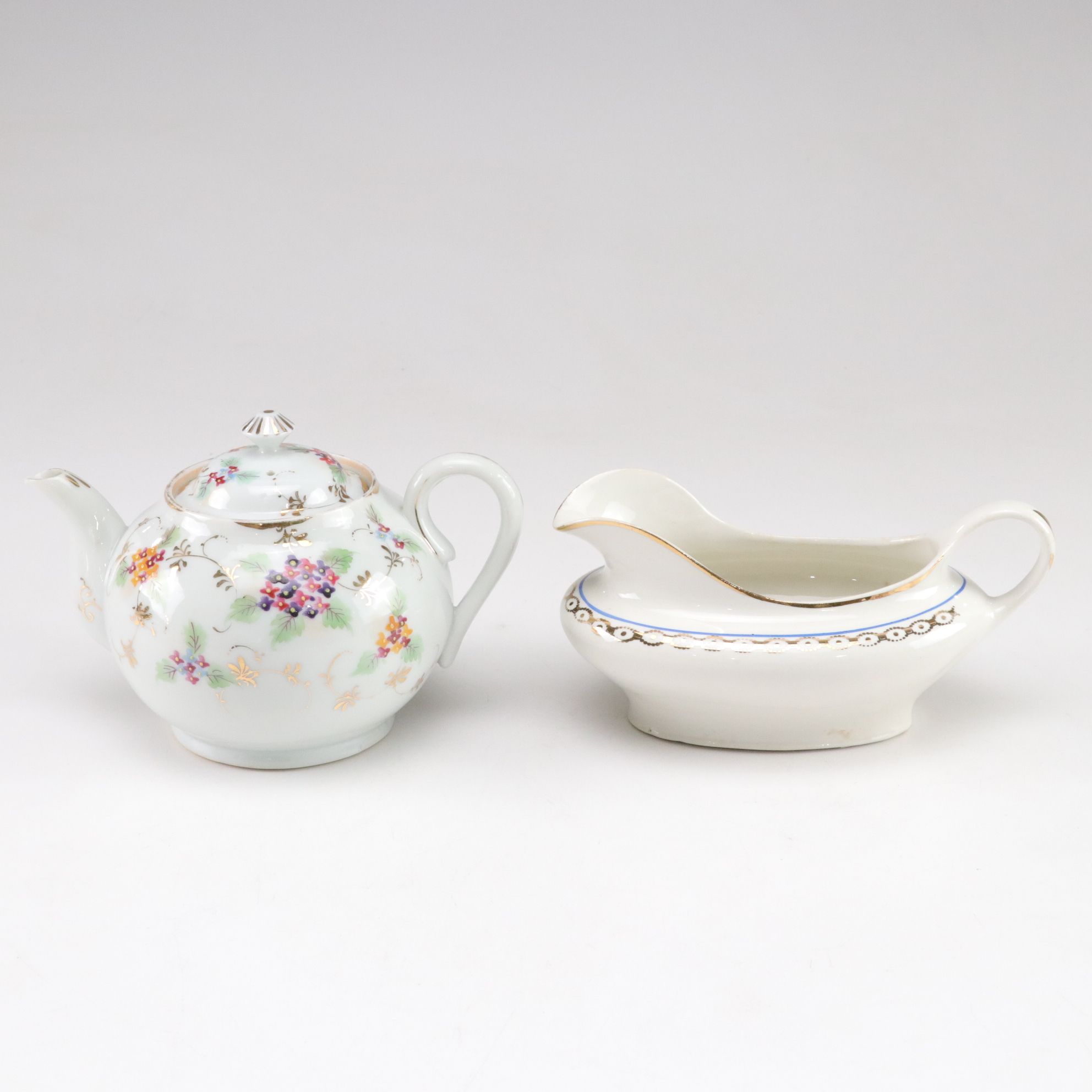 Teacups, Demitasse Cups, Saucers & Other Porcelain Tableware