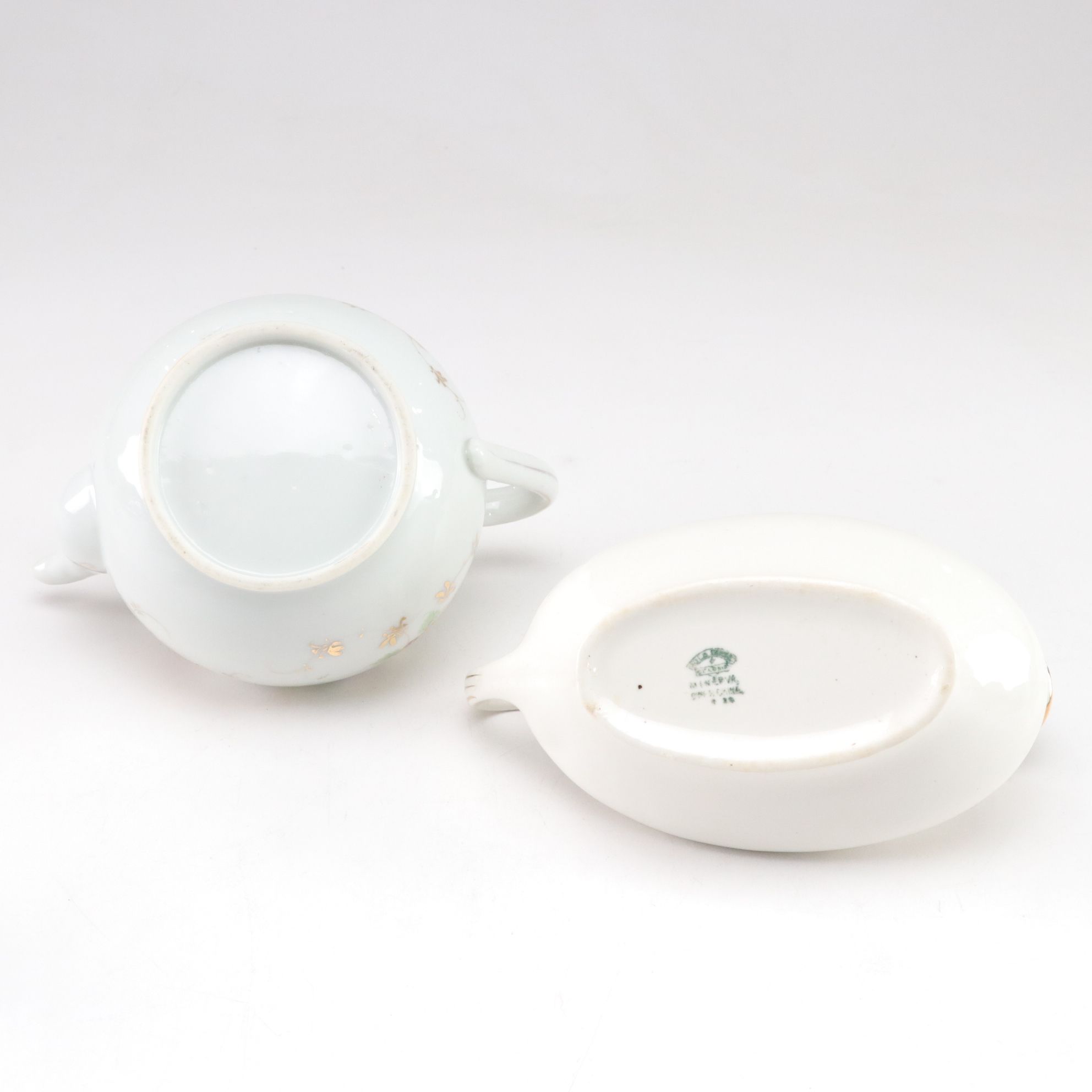 Teacups, Demitasse Cups, Saucers & Other Porcelain Tableware