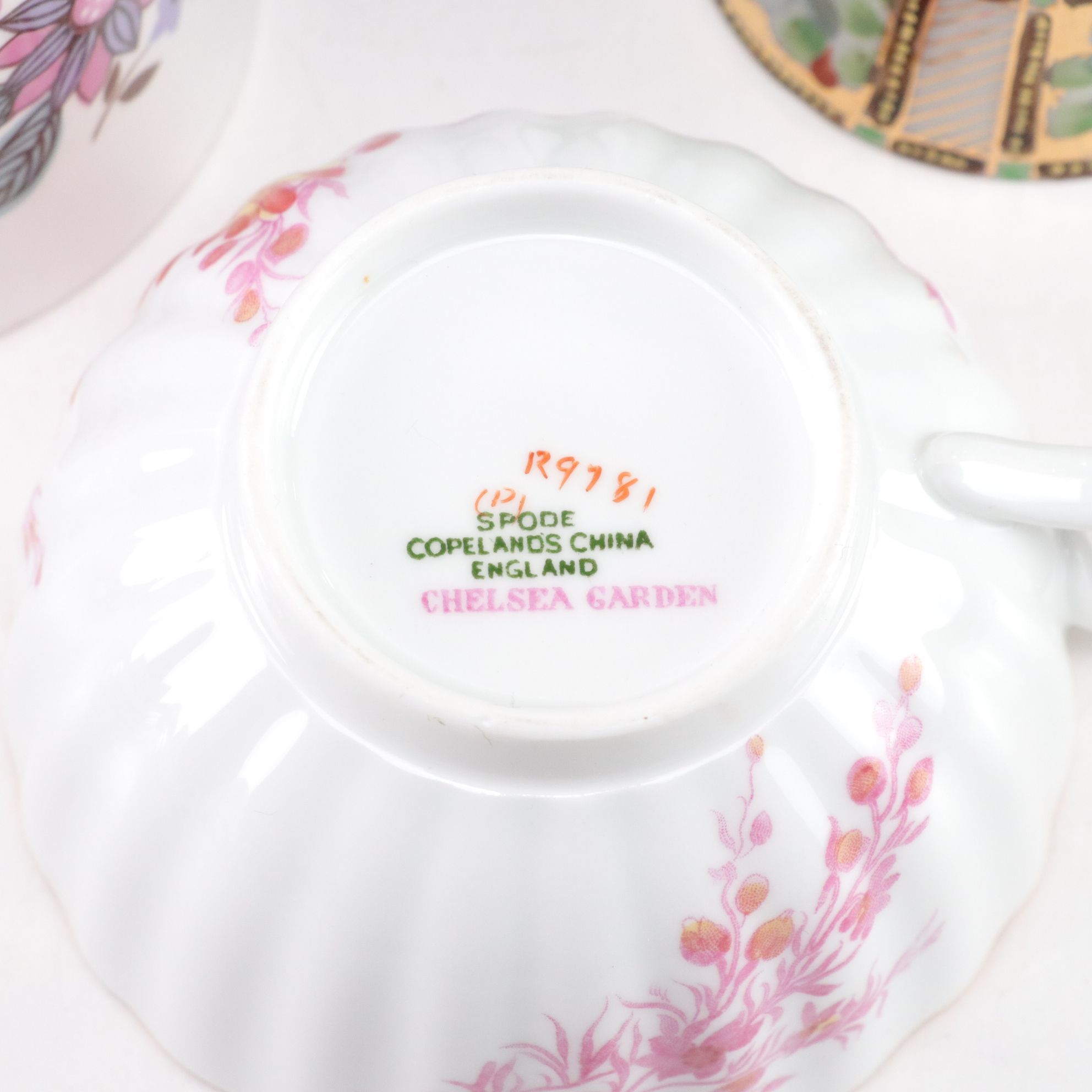 Teacups, Demitasse Cups, Saucers & Other Porcelain Tableware