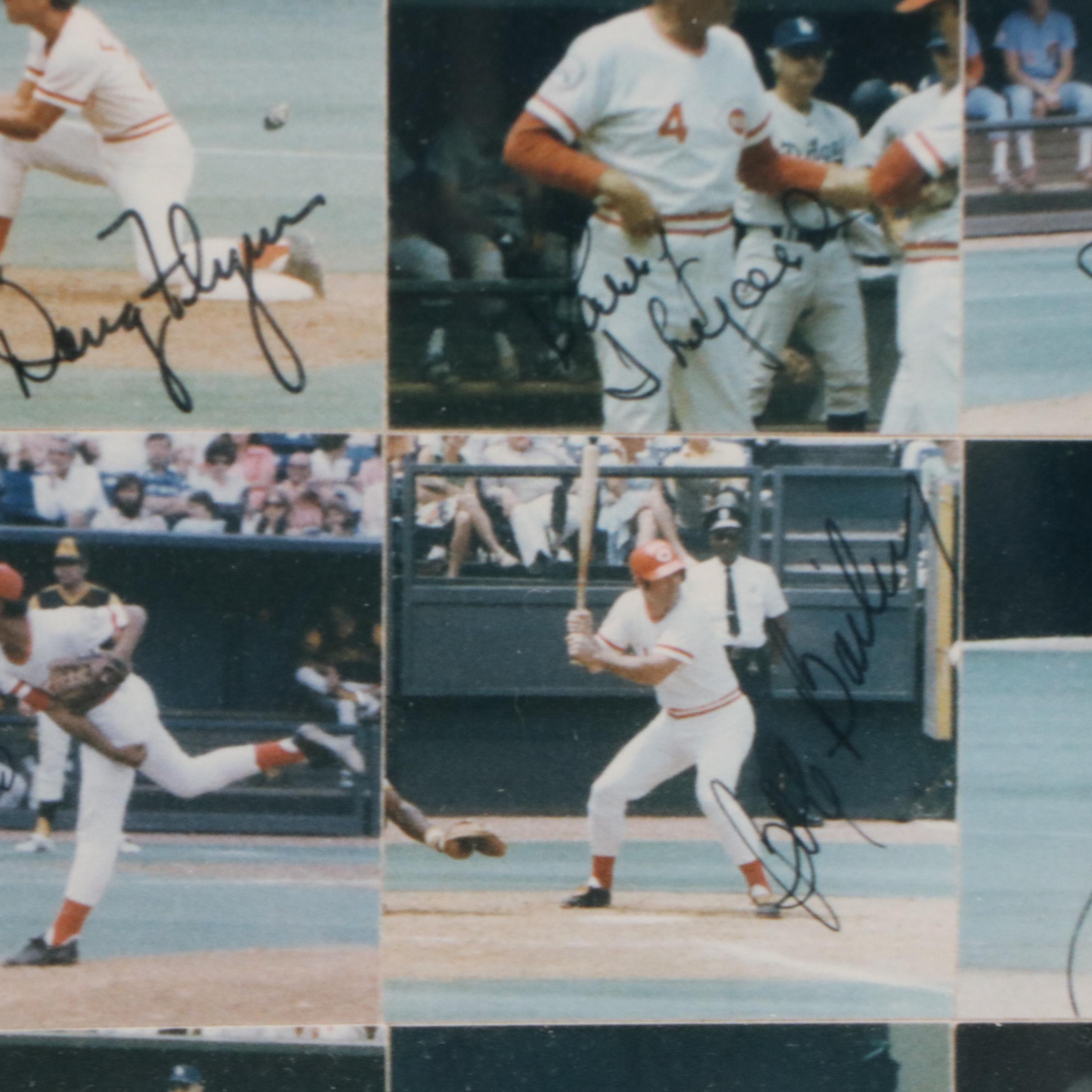 1975 and 1976 Cincinnati Reds Facsimile Signed Team Collages