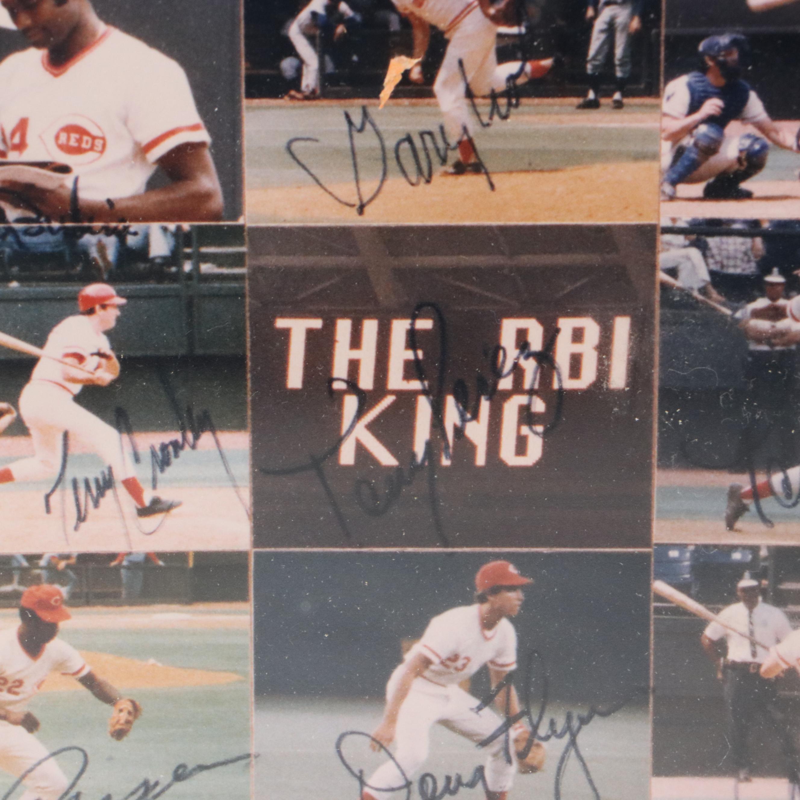 1975 and 1976 Cincinnati Reds Facsimile Signed Team Collages
