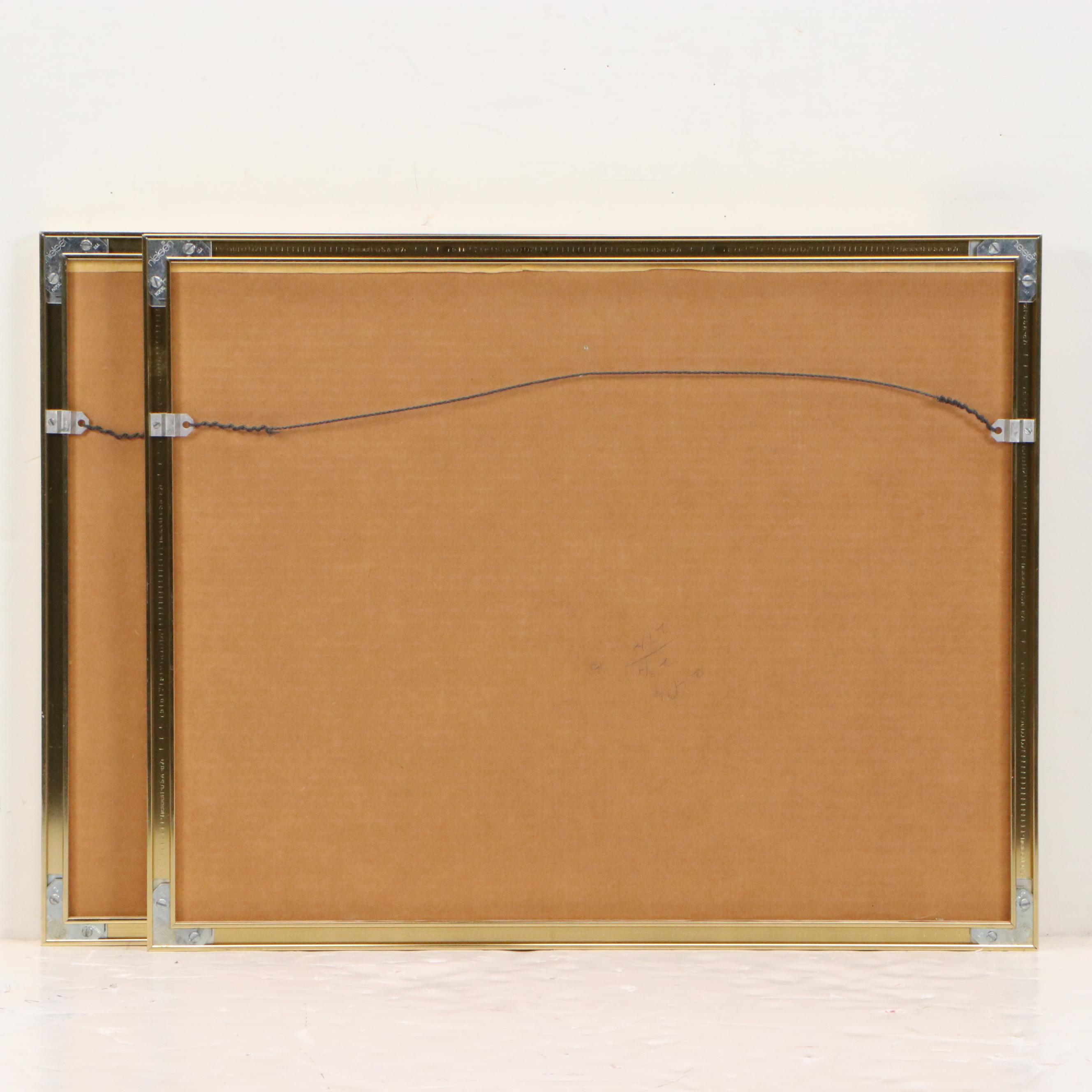 1975 and 1976 Cincinnati Reds Facsimile Signed Team Collages