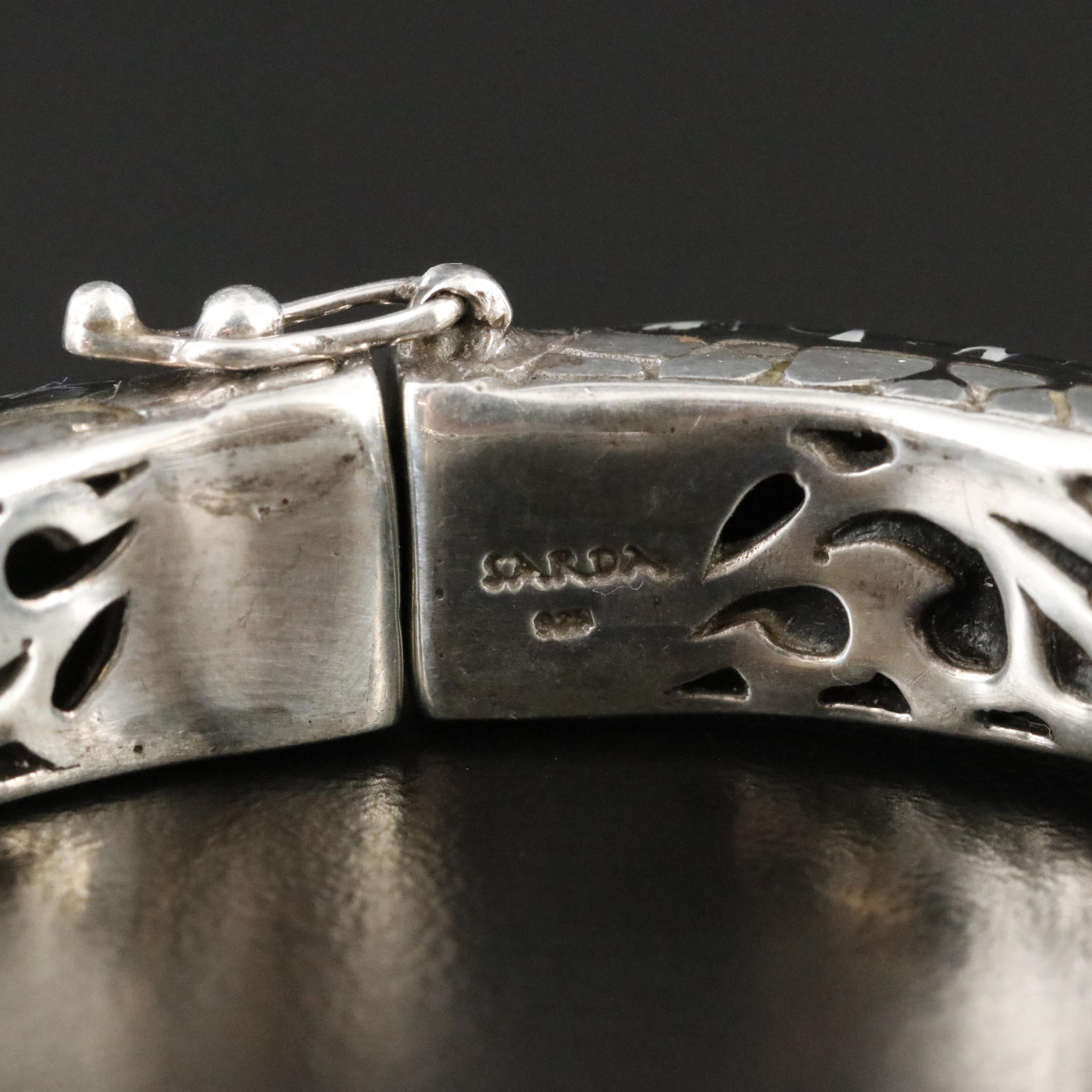 Sarda Sterling Fossilized Coral Cobblestone Bracelet