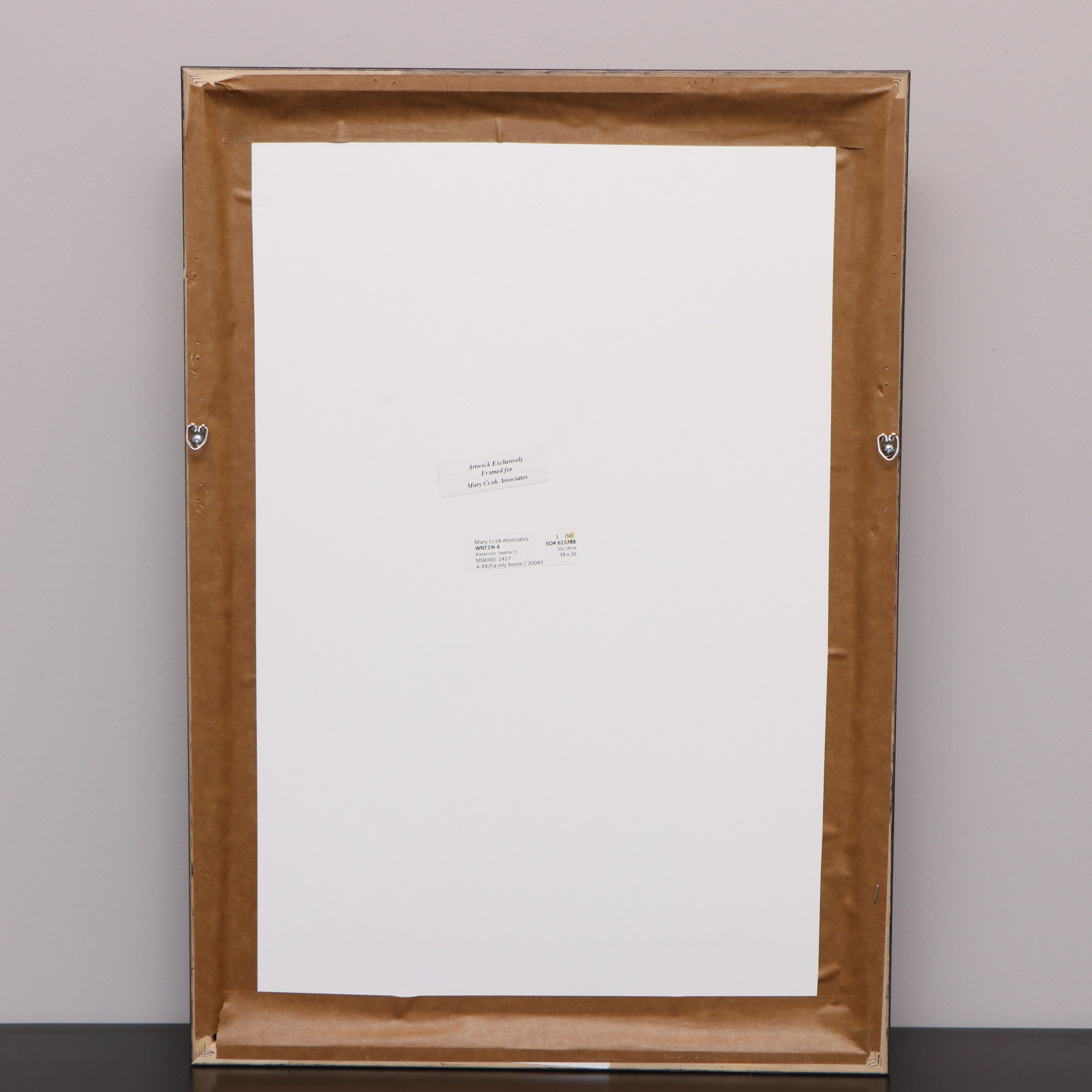 Pair of Modernist Style Giclées of Feathers in Frames