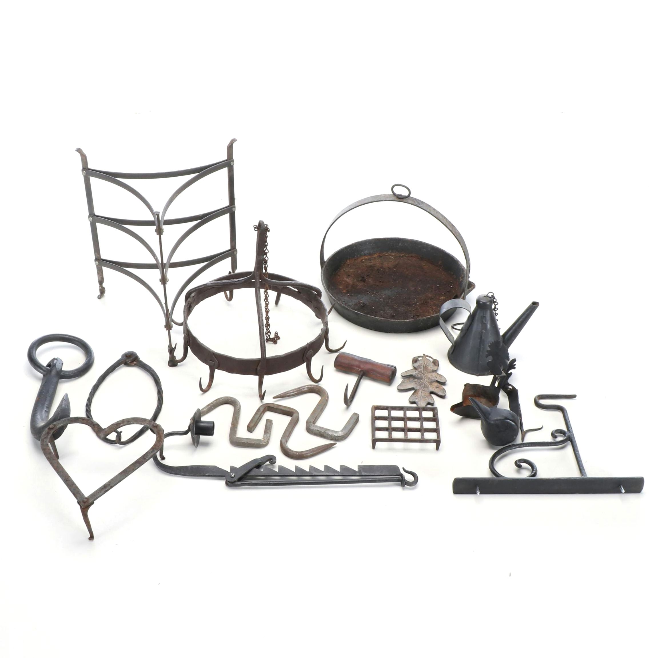 Scrolled Iron Kitchen Ceiling Fixture