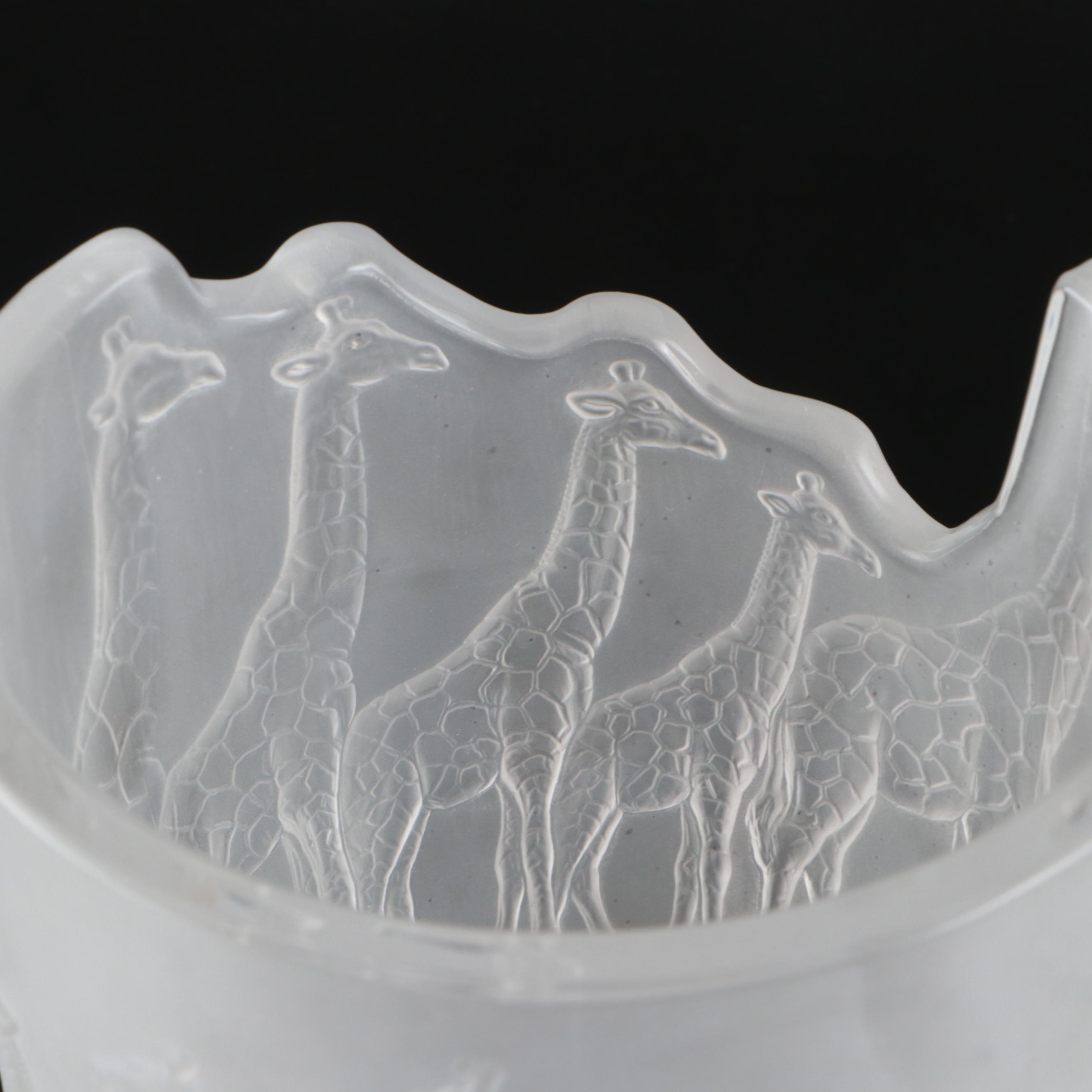 Nachtmann "Safari Giraffes" Crystal Vase