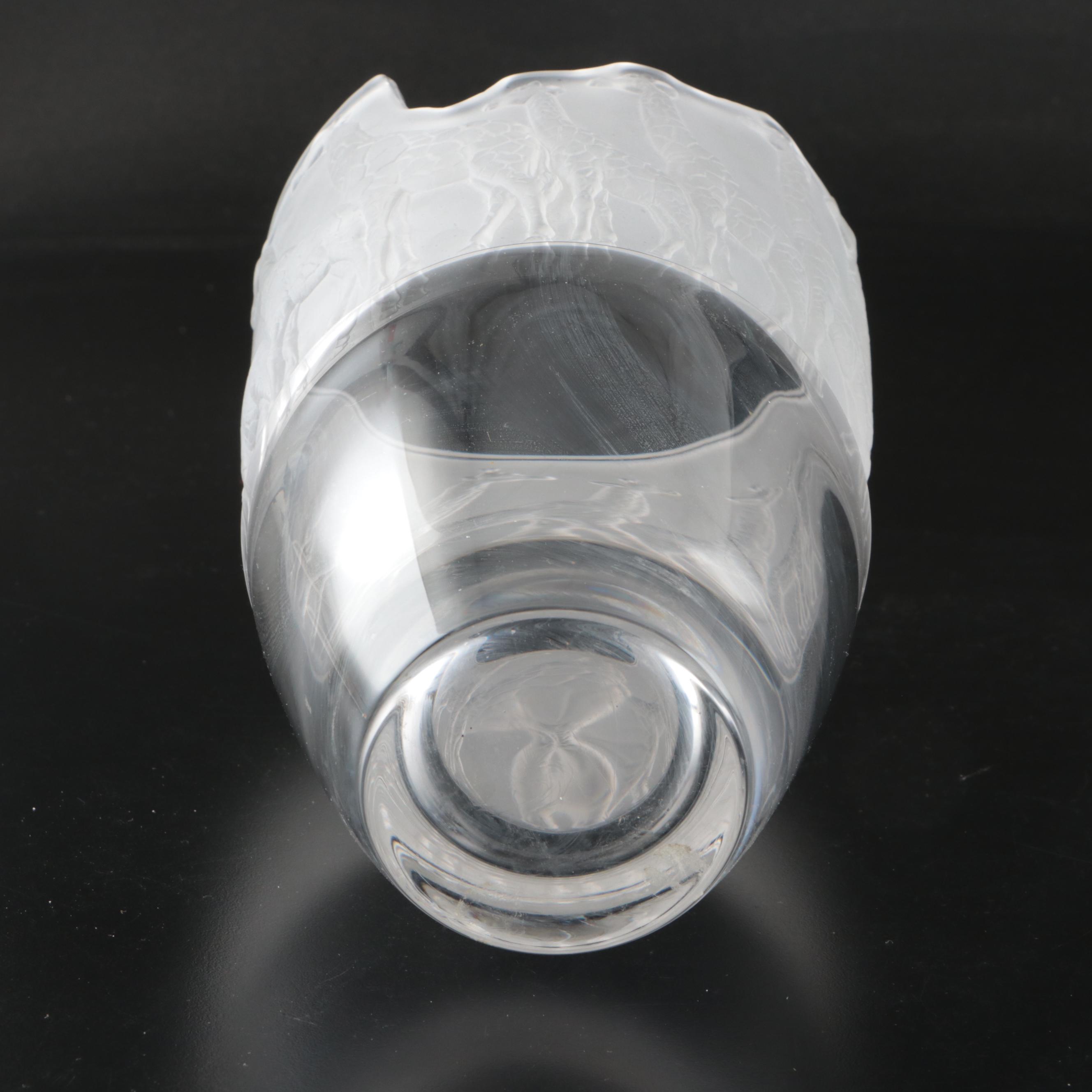 Nachtmann "Safari Giraffes" Crystal Vase