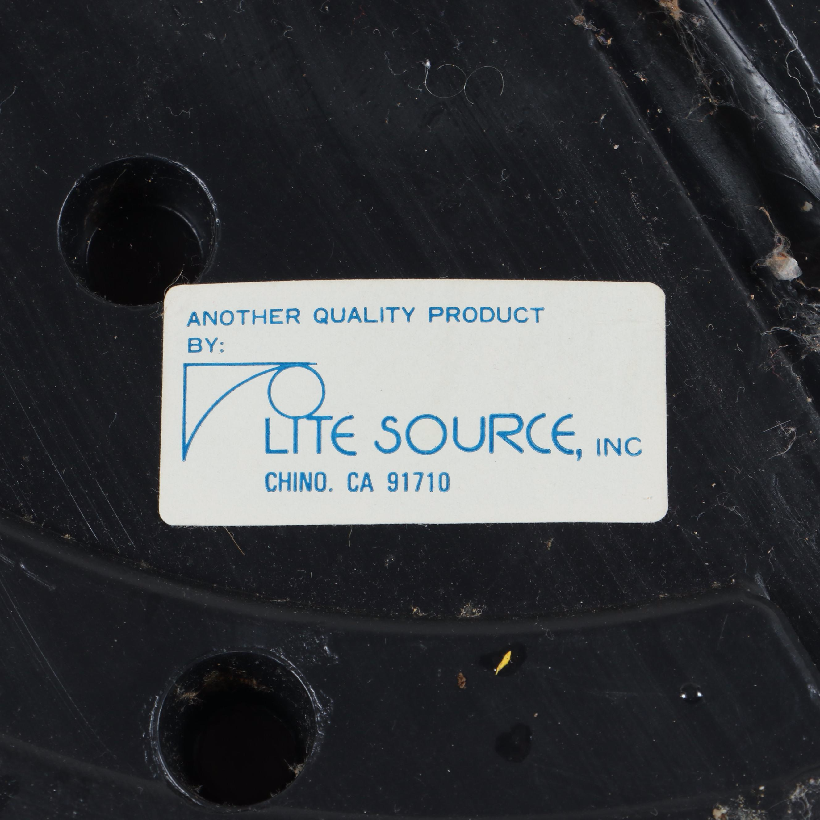 Postmodern Style Chrome and Brass Finish Floor Lamp