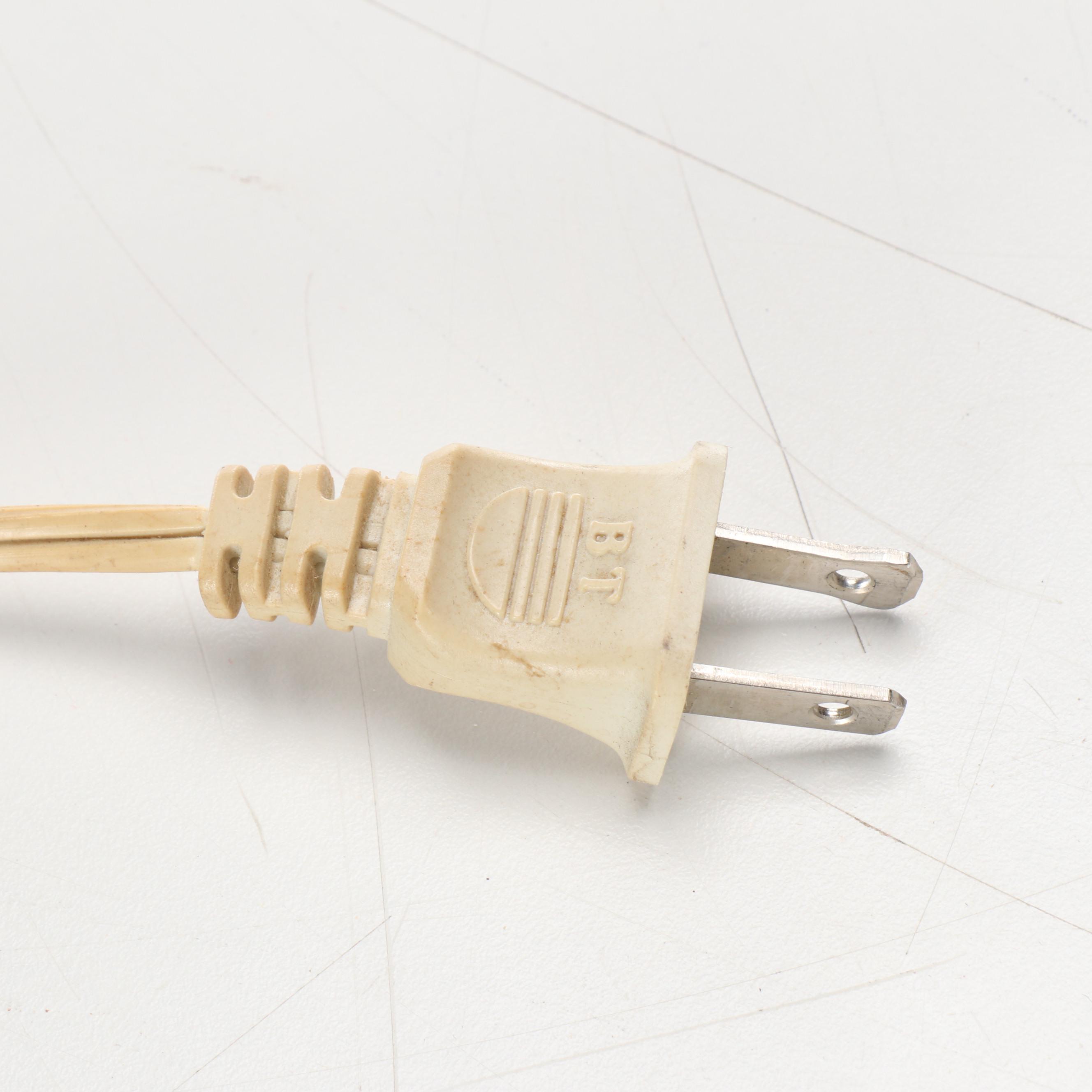 Postmodern Style Chrome and Brass Finish Floor Lamp