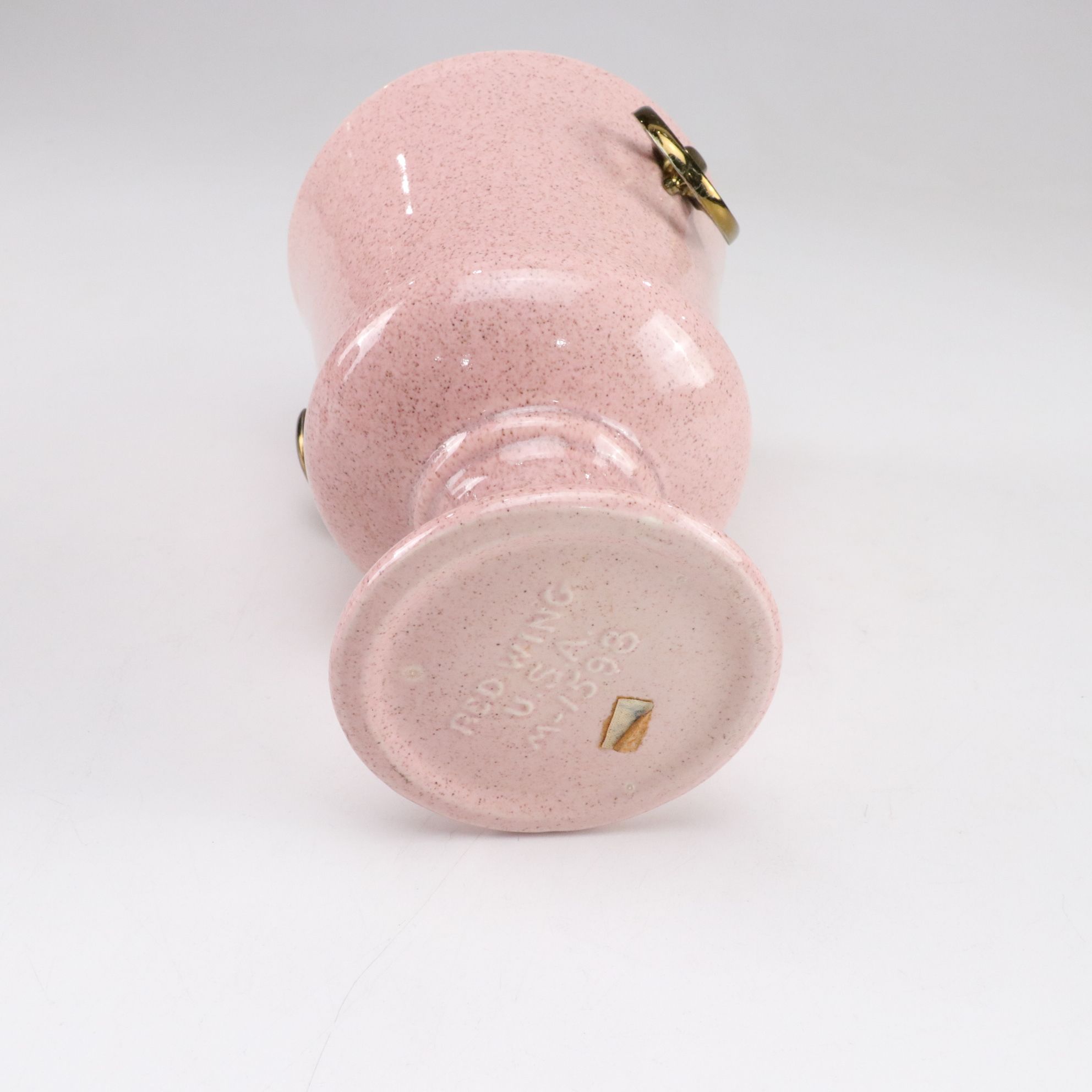 Mid Century Modern Pink Ceramic Planters