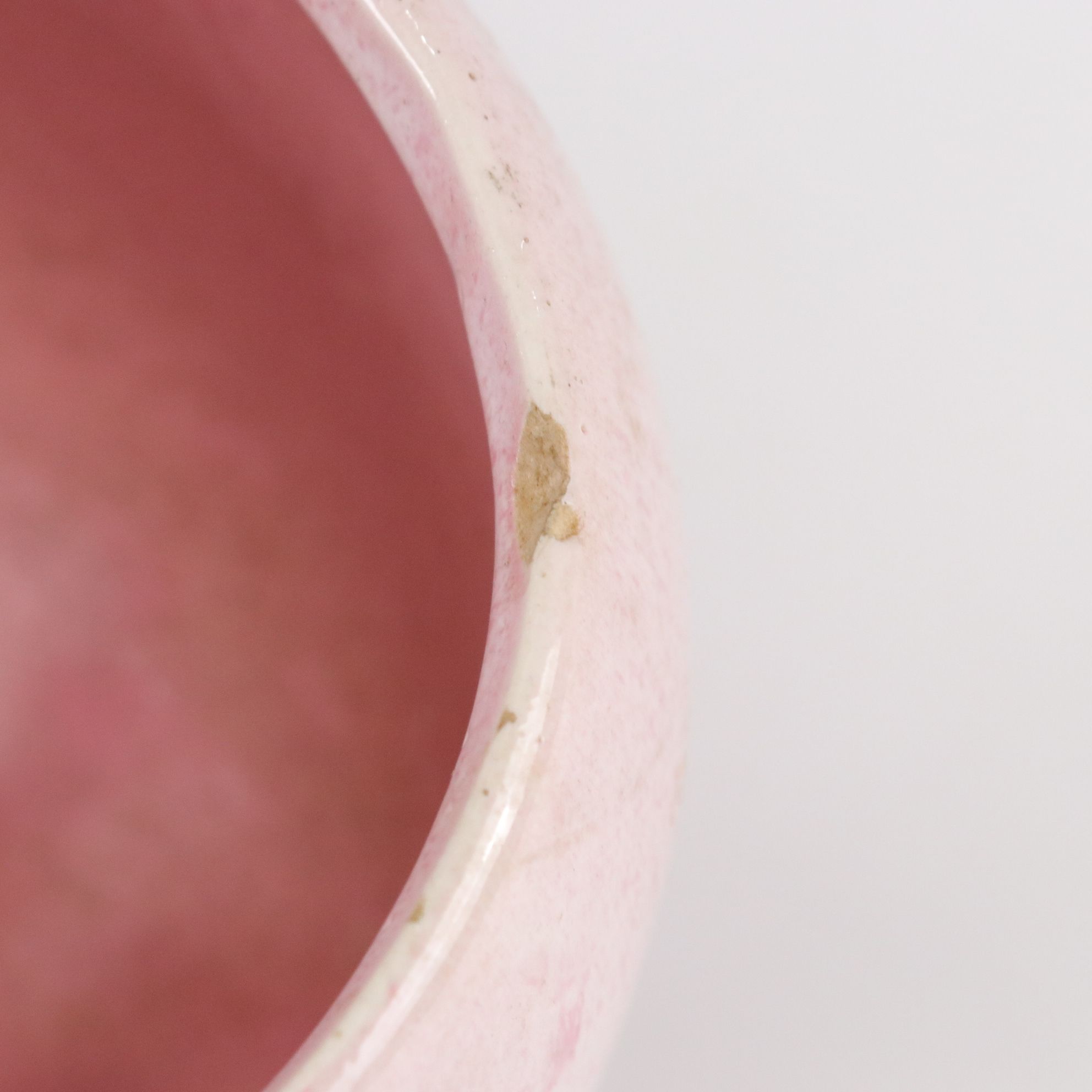 Mid Century Modern Pink Ceramic Planters