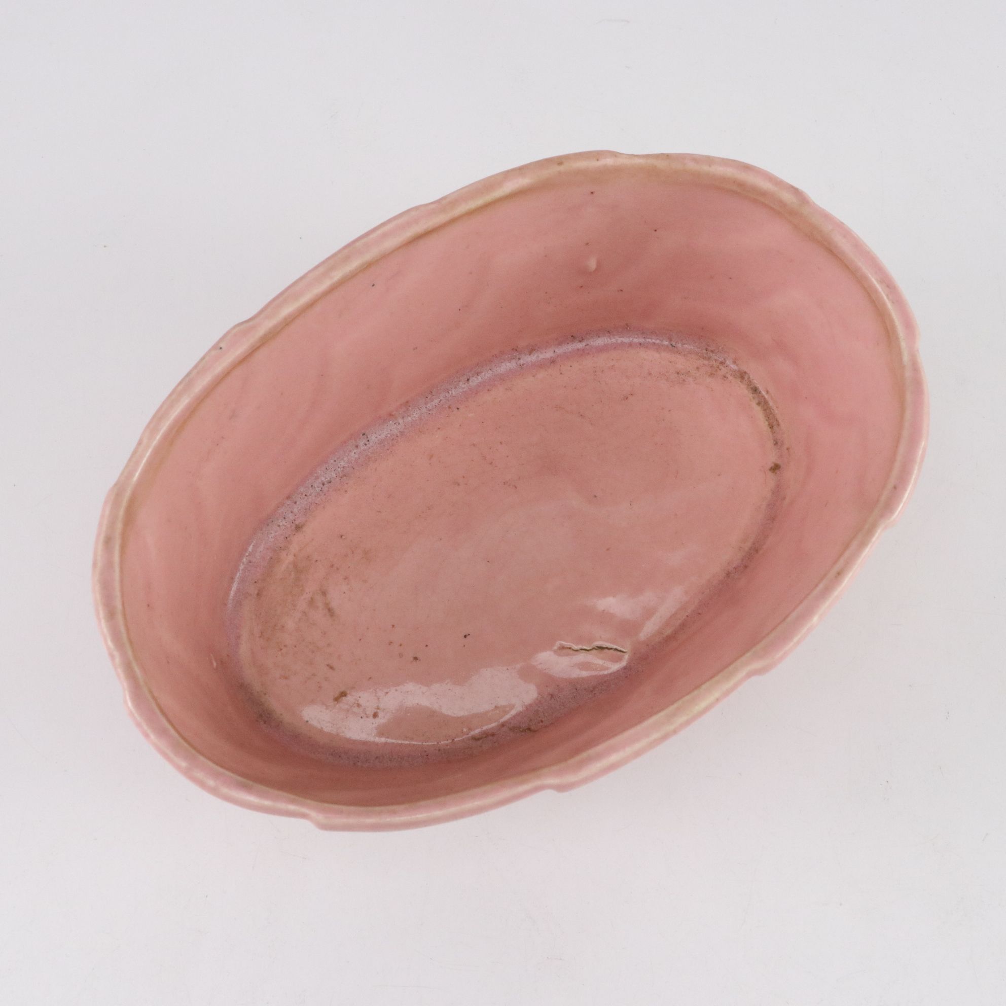 Mid Century Modern Pink Ceramic Planters