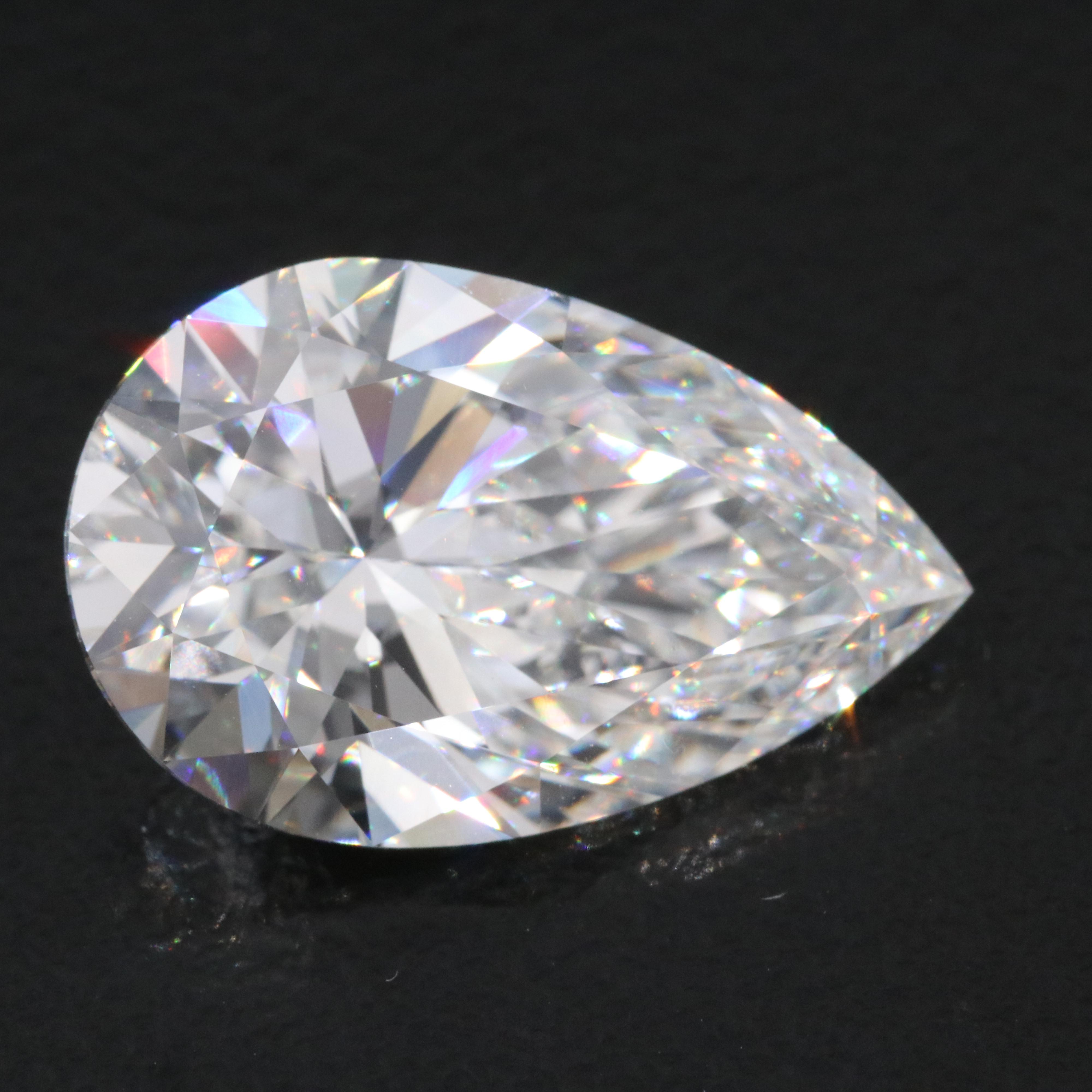 Loose 6.92 CT Lab Grown Diamond with IGI Report