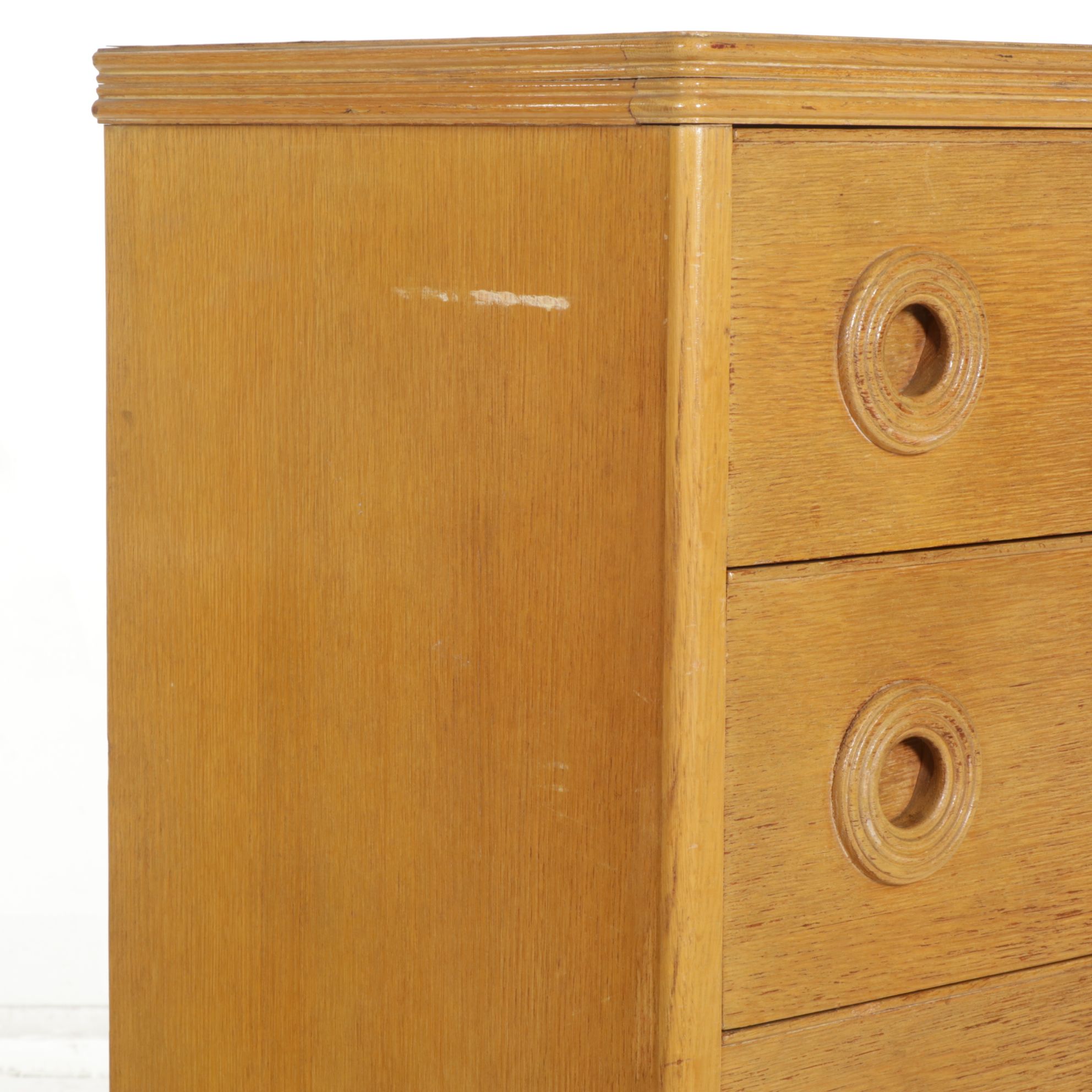Hallmark Birch Veneer Chest of Drawers, Mid 20th Century