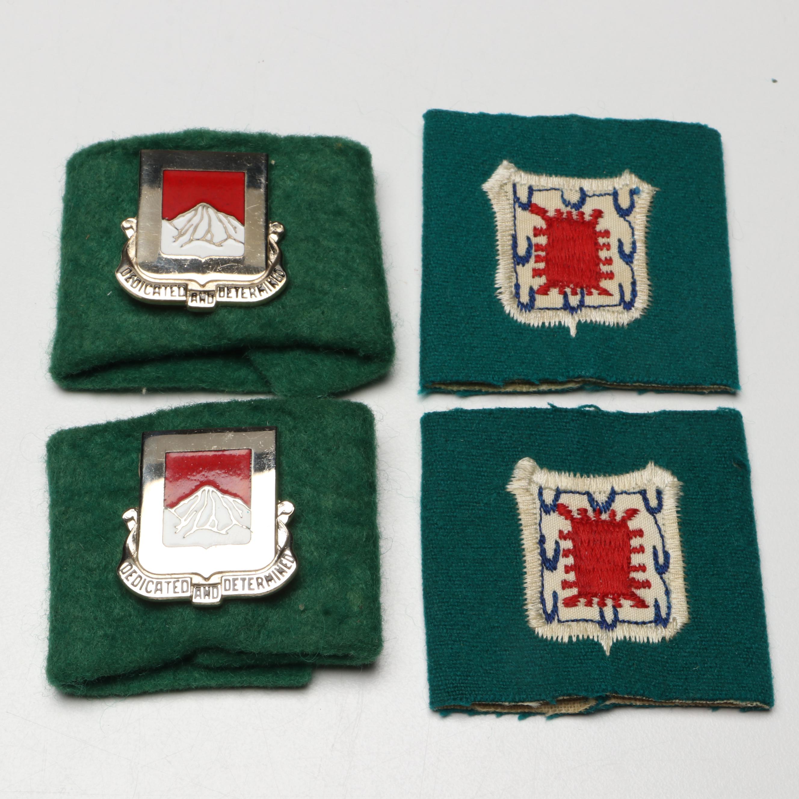 U.S. Army Engineering, Class A with Other Patches and Pins